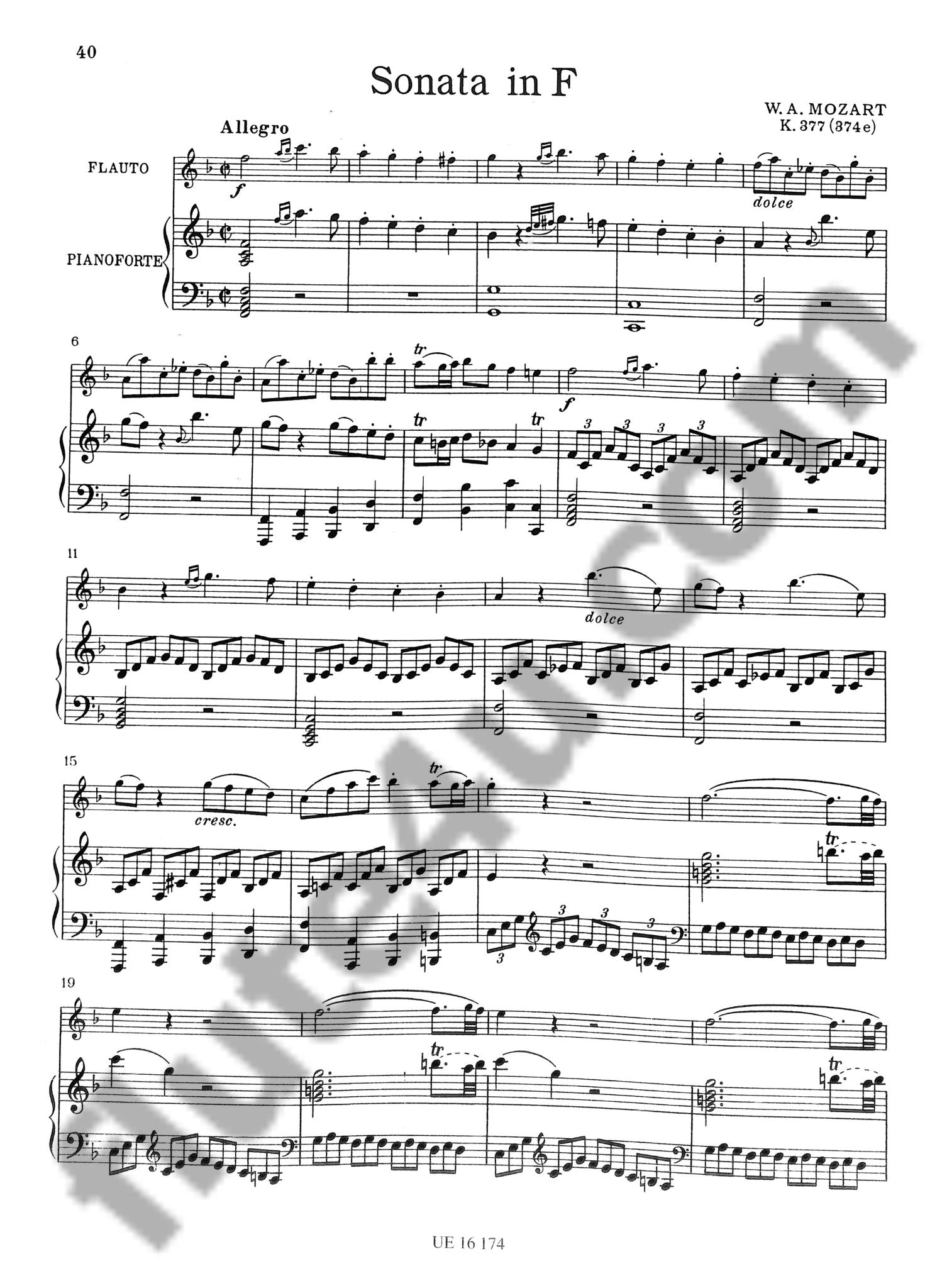Mozart, WA :: Sechs Sonaten [Six Sonatas] - Volume 1