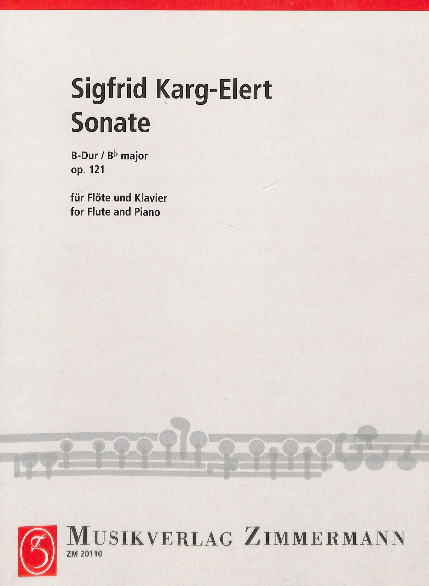 Karg-Elert, S :: Sonate B-Dur op. 121 [Sonata in B flat major op. 121]