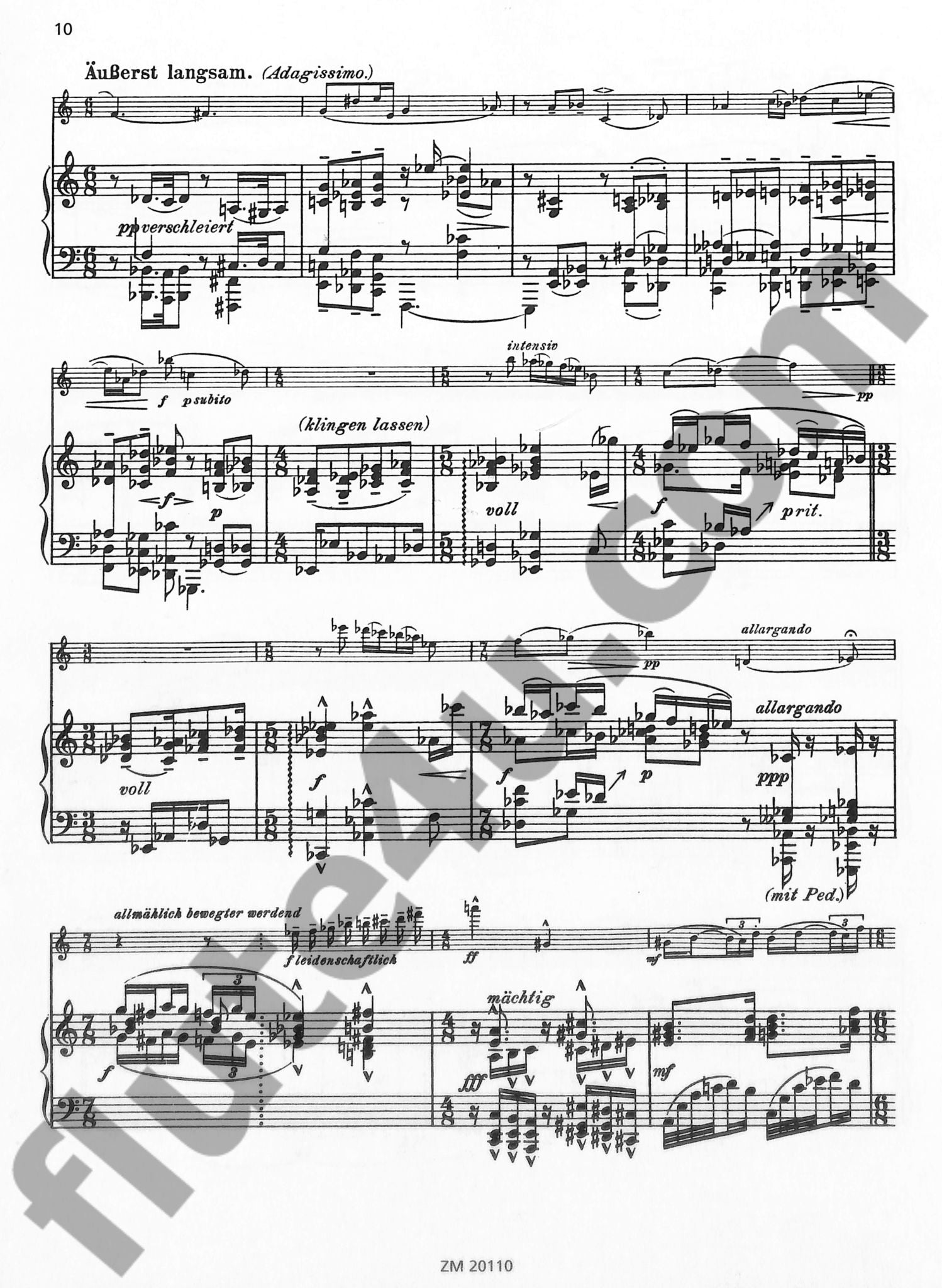 Karg-Elert, S :: Sonate B-Dur op. 121 [Sonata in B flat major op. 121]