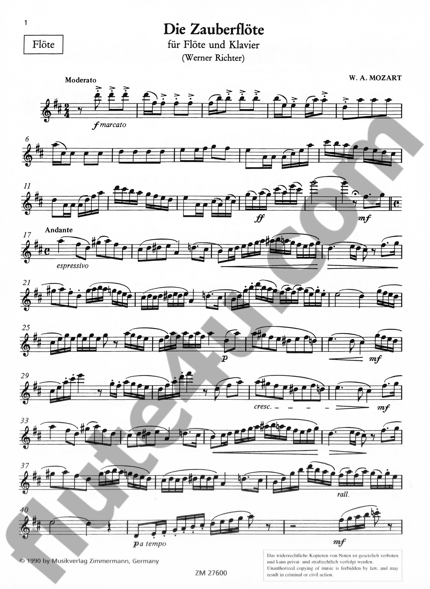 Mozart, WA :: Die Zauberflote [The Magic Flute]