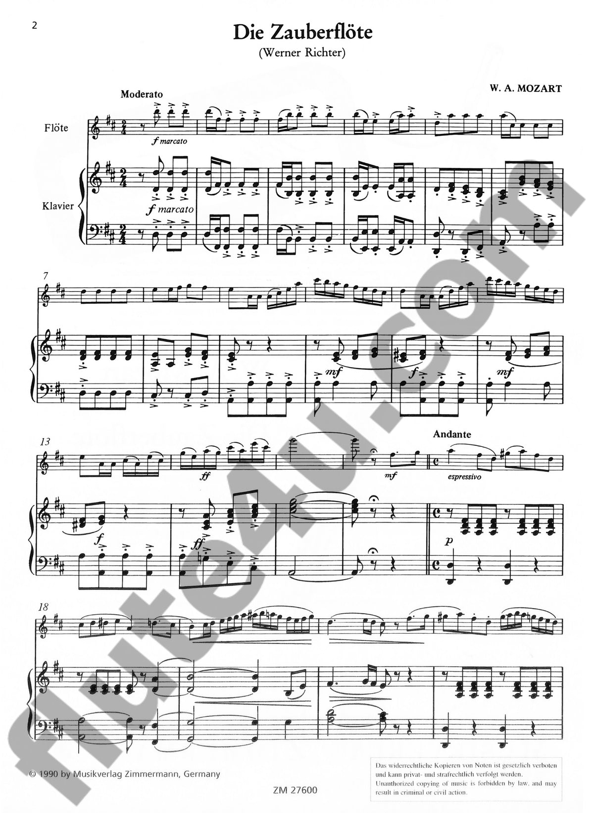 Mozart, WA :: Die Zauberflote [The Magic Flute]