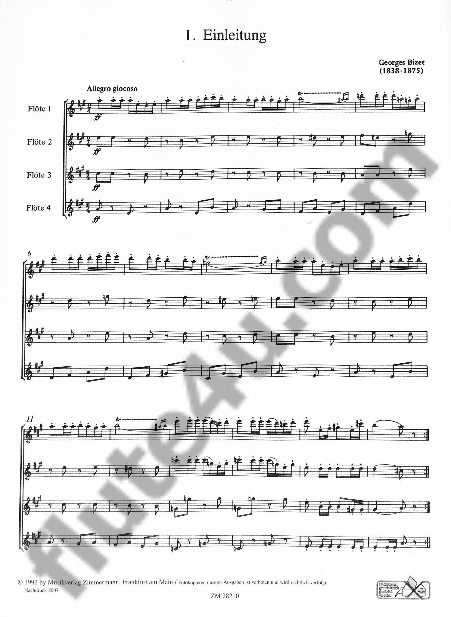 Bizet, G :: Carmen-Impressionen Heft 1 [Carmen Impressions Book 1]