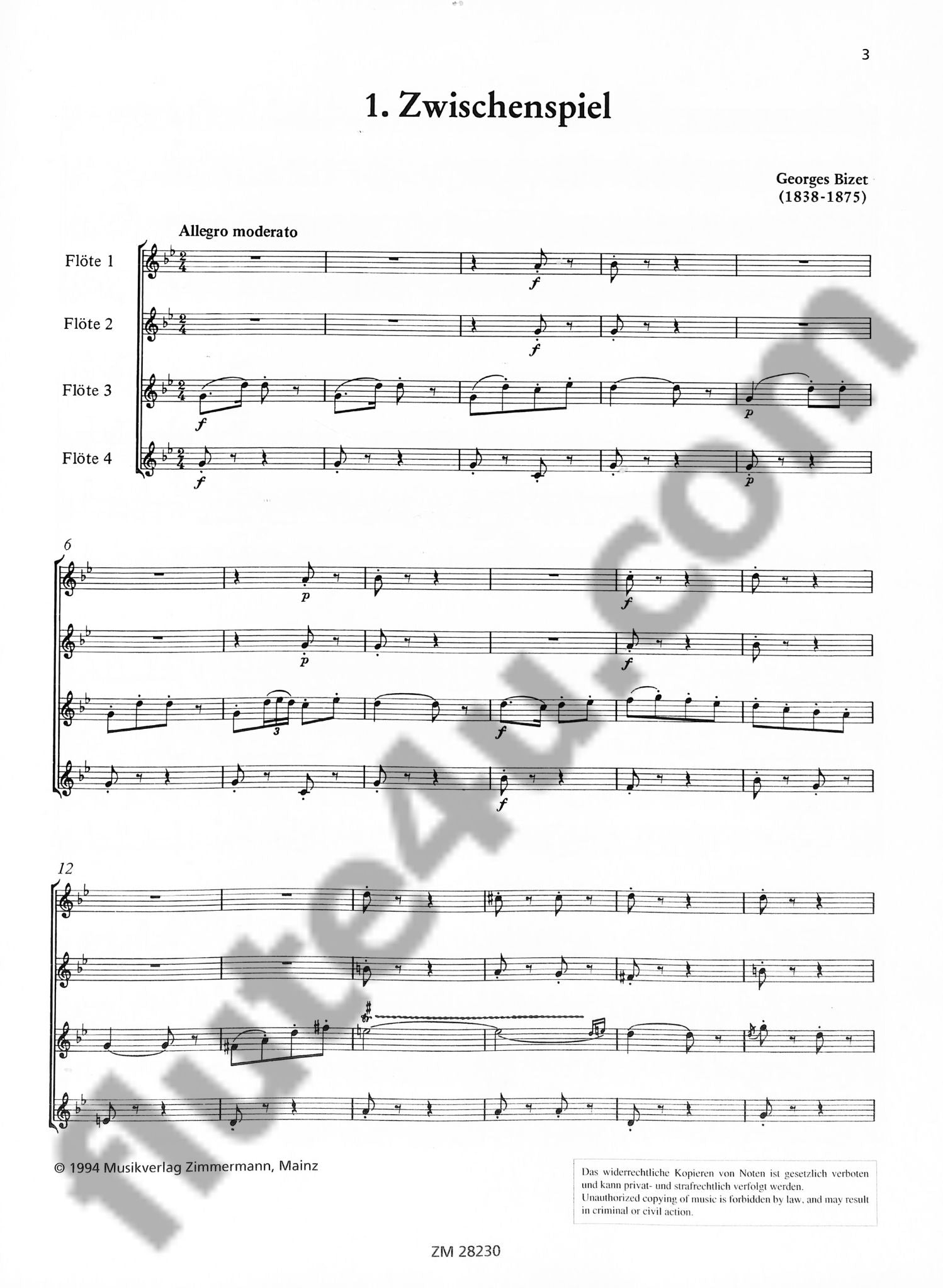 Bizet, G :: Carmen-Impressionen Heft 3 [Carmen Impressions Book 3]