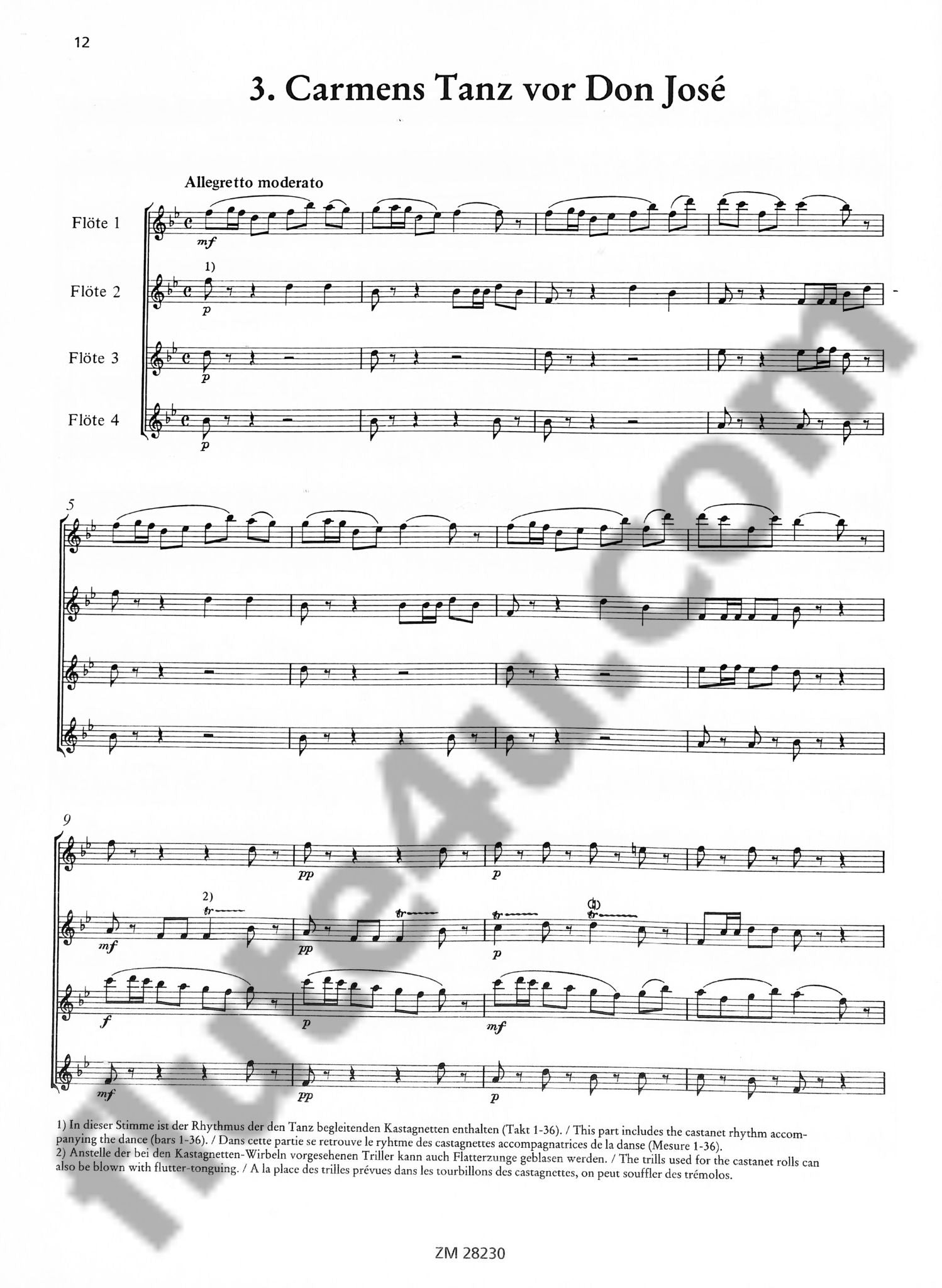 Bizet, G :: Carmen-Impressionen Heft 3 [Carmen Impressions Book 3]