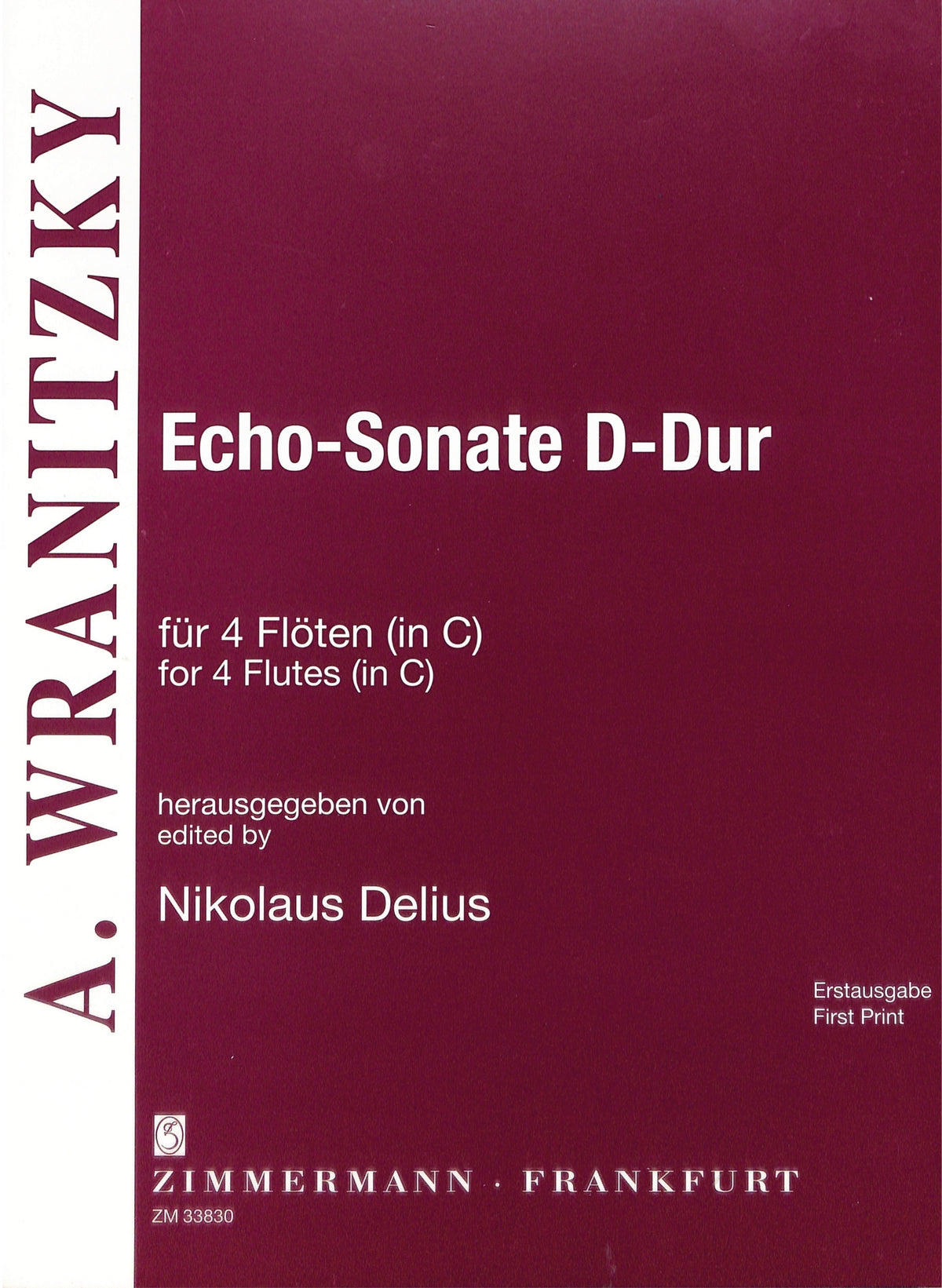 Wranitzky, A :: Echo-Sonate D-Dur [Echo-Sonata in D Major]
