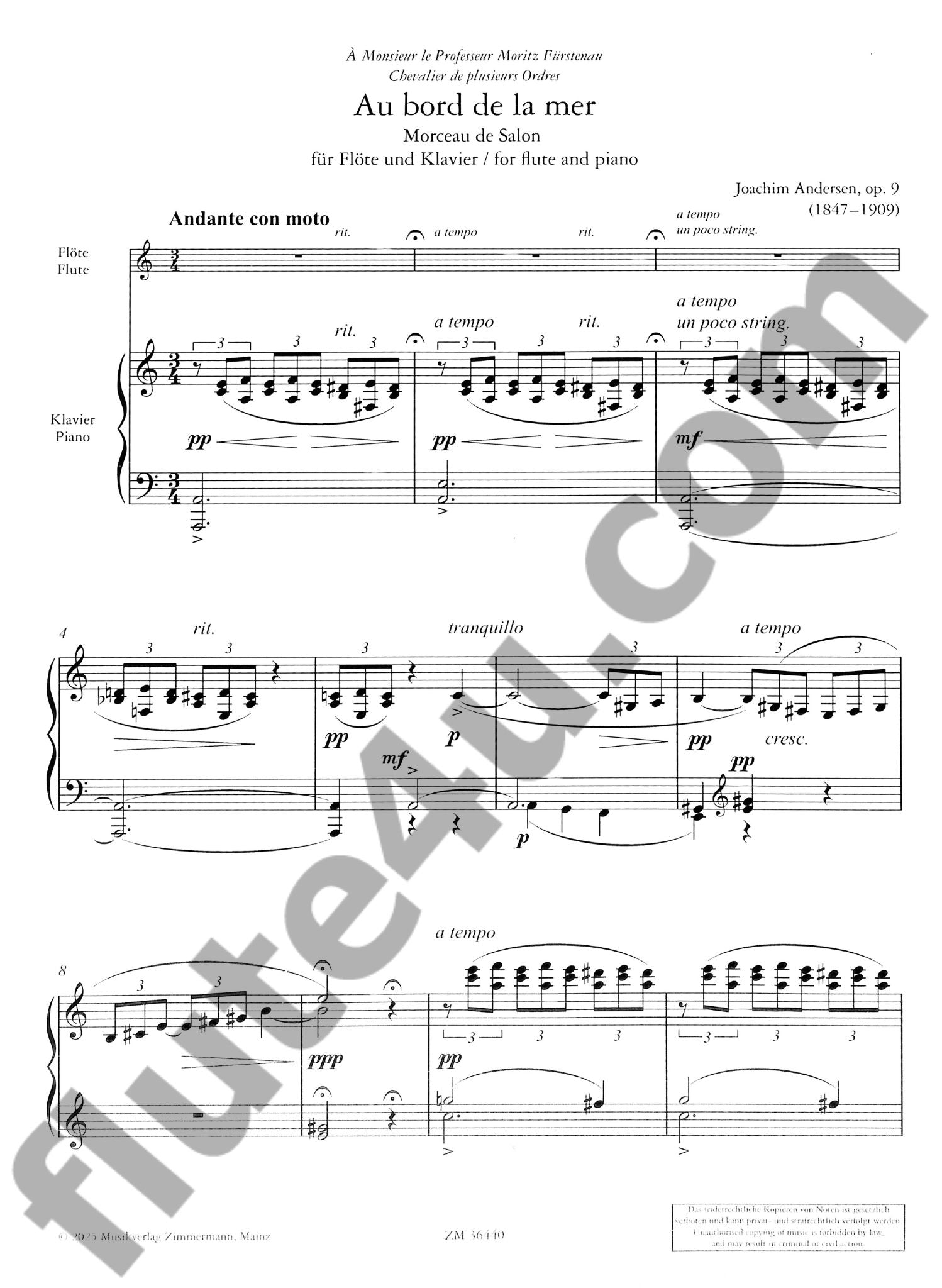 Au bord de la mer, op. 9