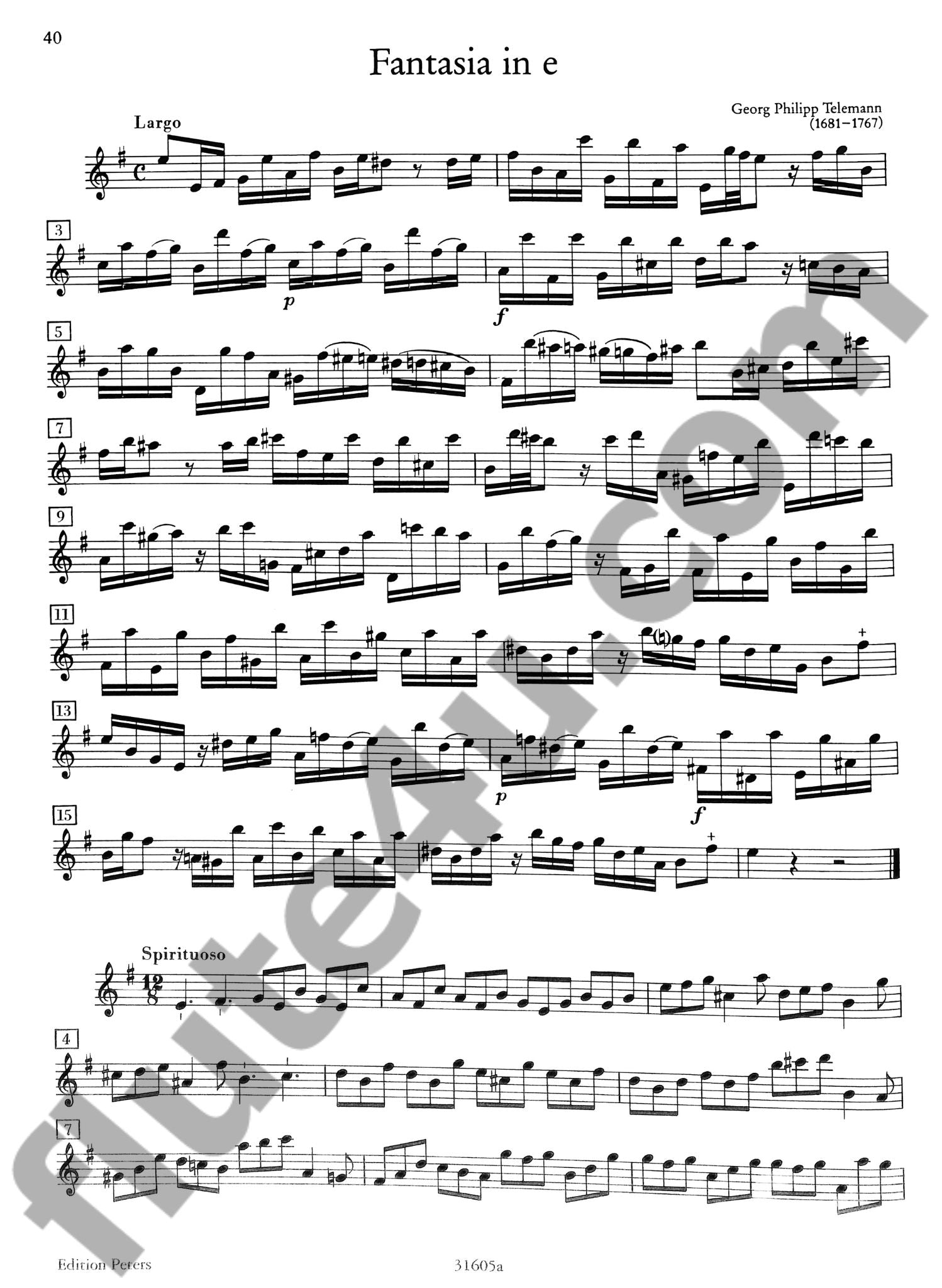 Various :: Die Soloflote [The Solo Flute] - Vol. I: Baroque