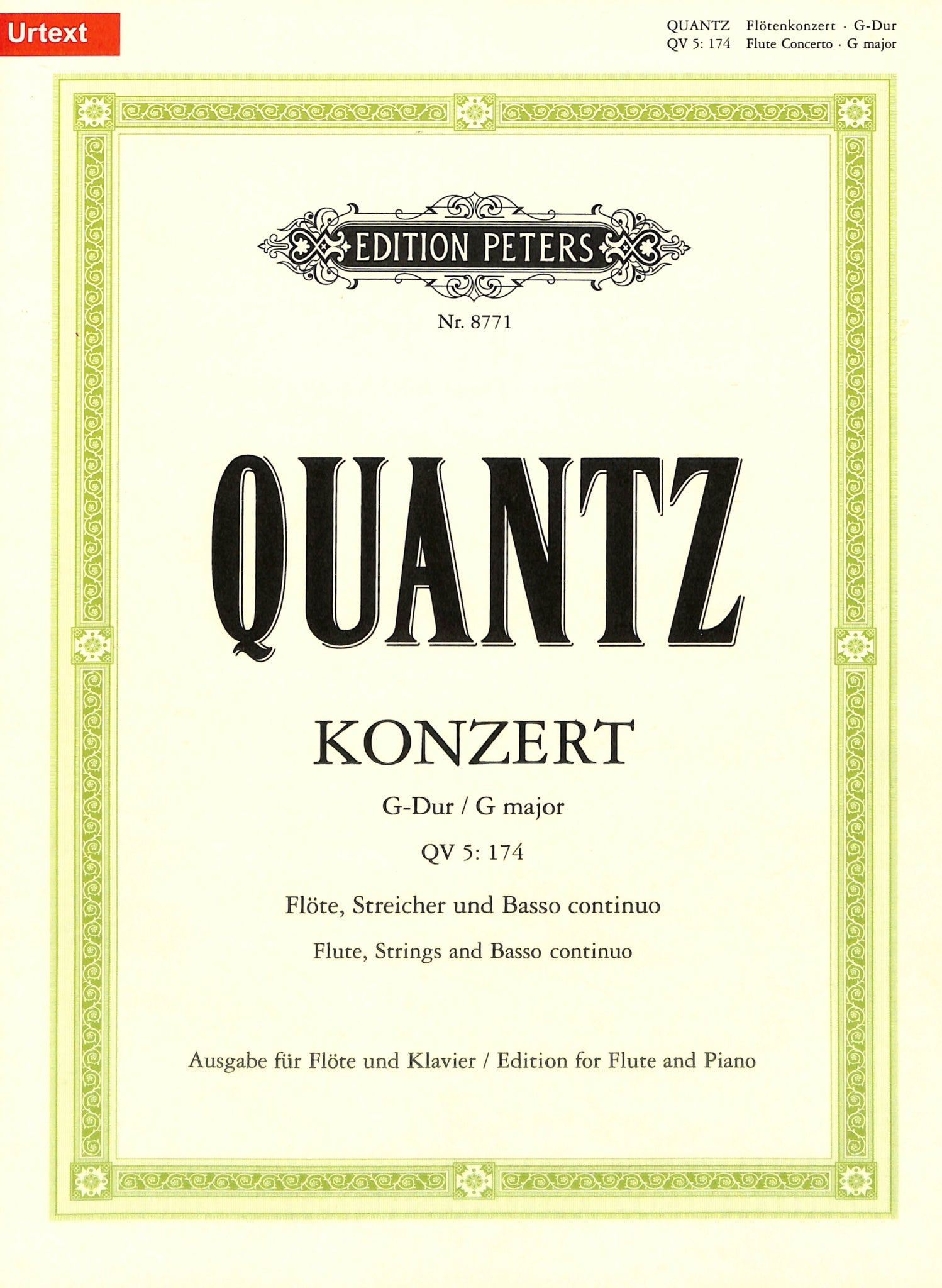 Quantz, JJ :: Konzert G-Dur QV 5:174 [Concerto in G major QV 5:174]
