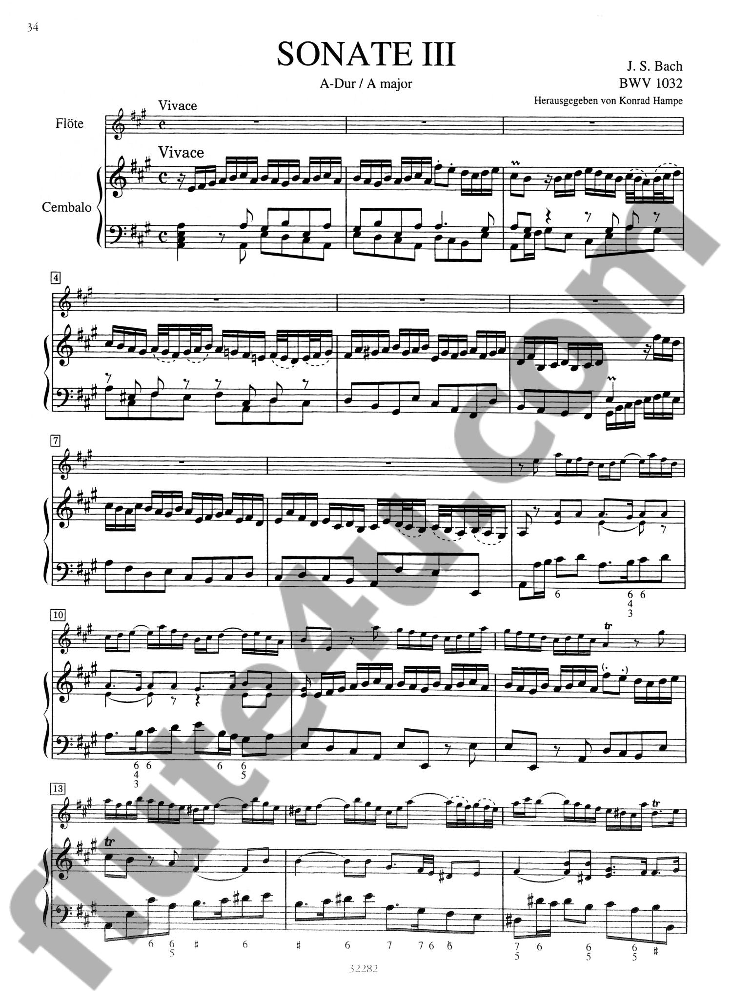 Bach, JS :: Flotensonaten I BWV 1030-1032 [Flute Sonatas I  BWV 1030-1032]