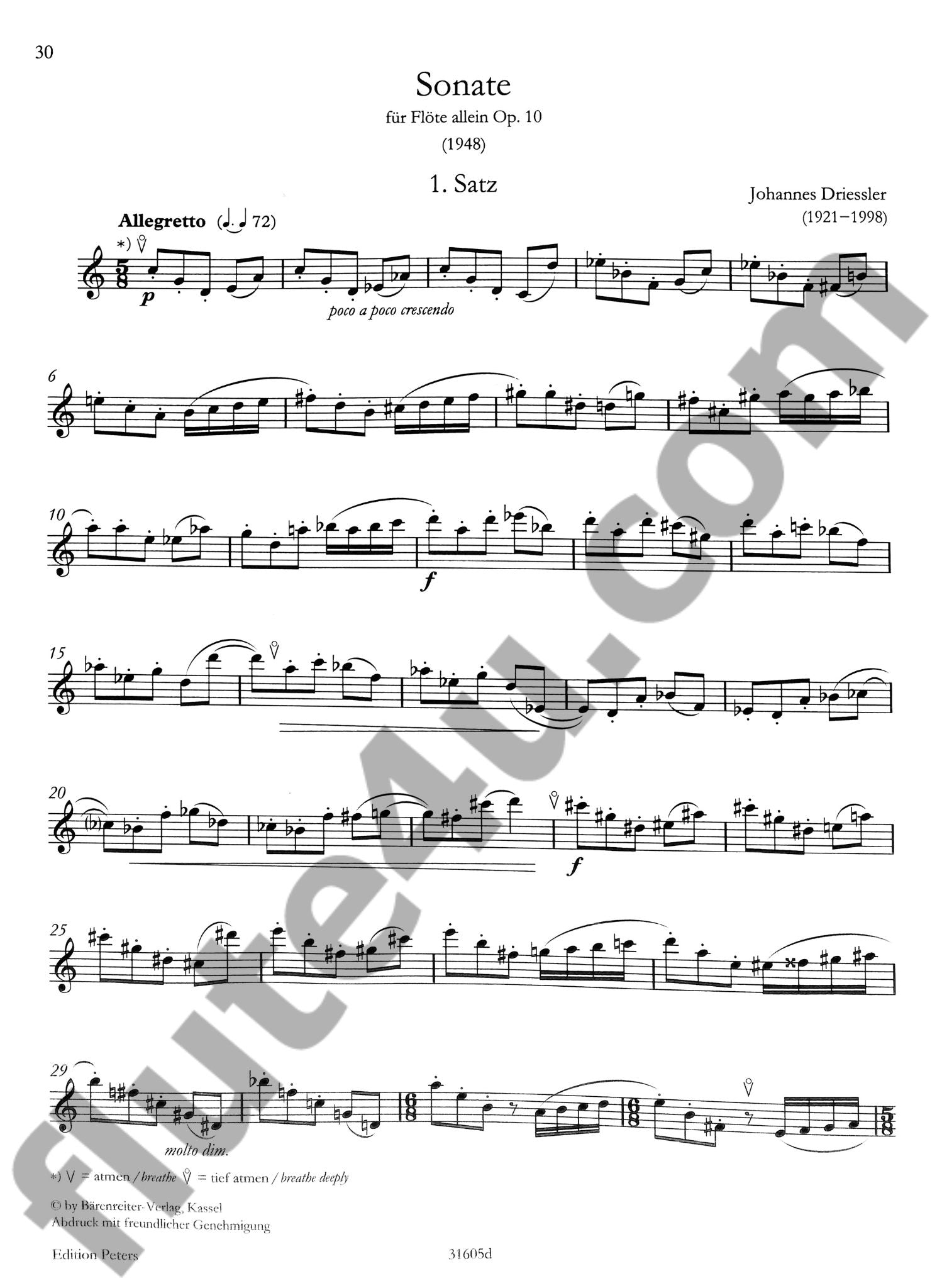 Various :: Die Soloflote Band IV: 20. Jahrhundert [The Solo Flute Vol.  IV: 20th Century]