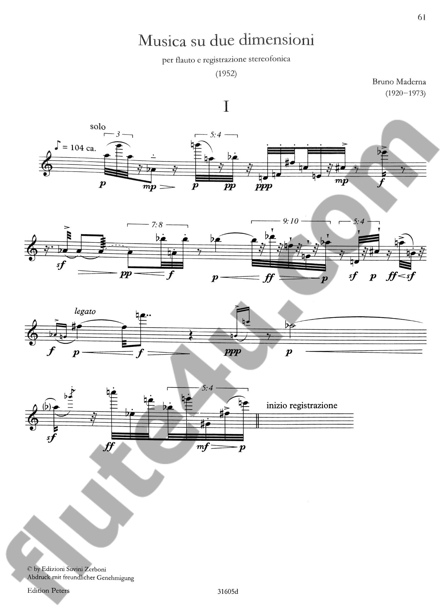 Various :: Die Soloflote Band IV: 20. Jahrhundert [The Solo Flute Vol.  IV: 20th Century]