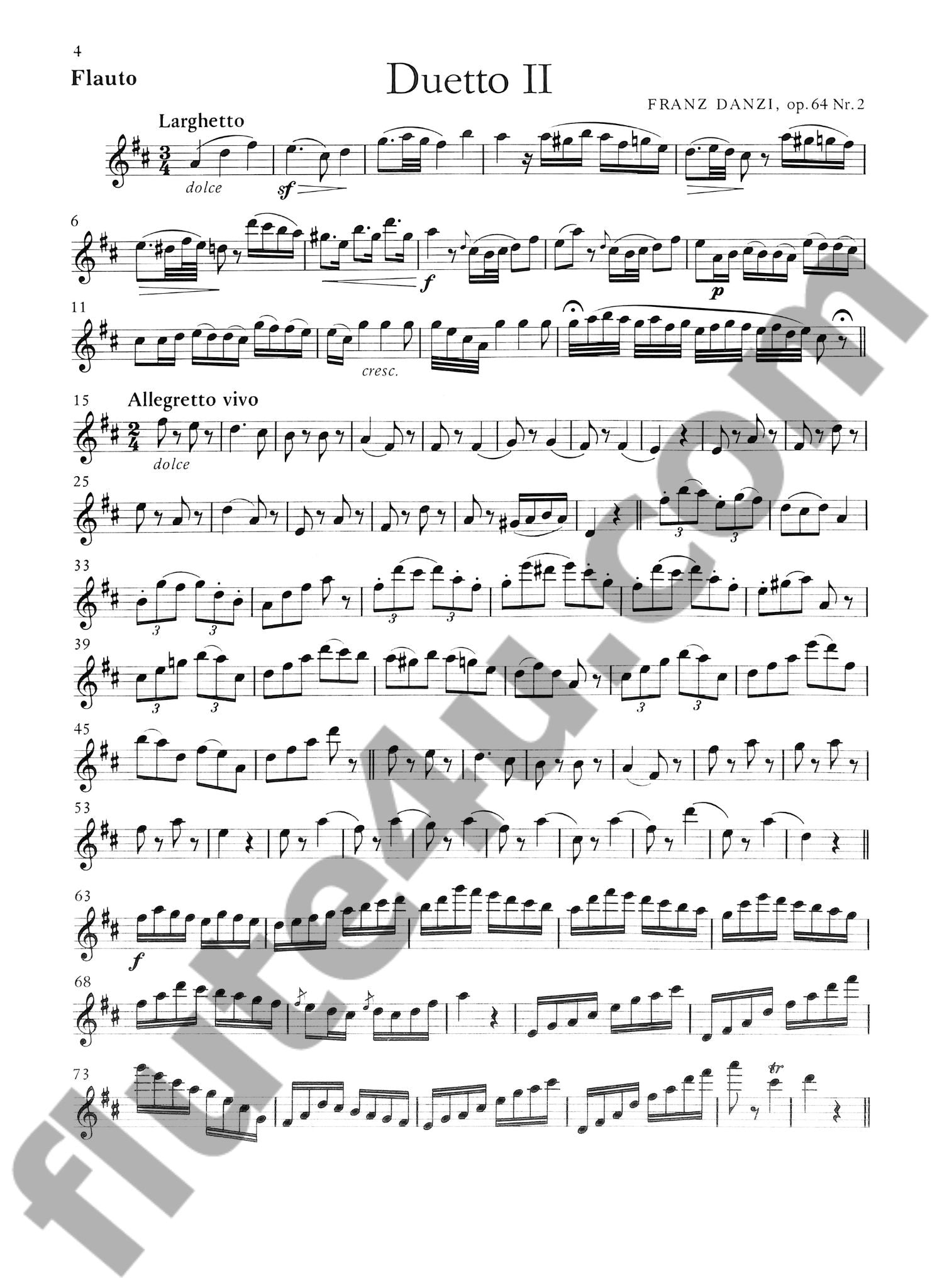 Danzi, F :: Drei Duos, op. 64 [Three Duos, op. 64]