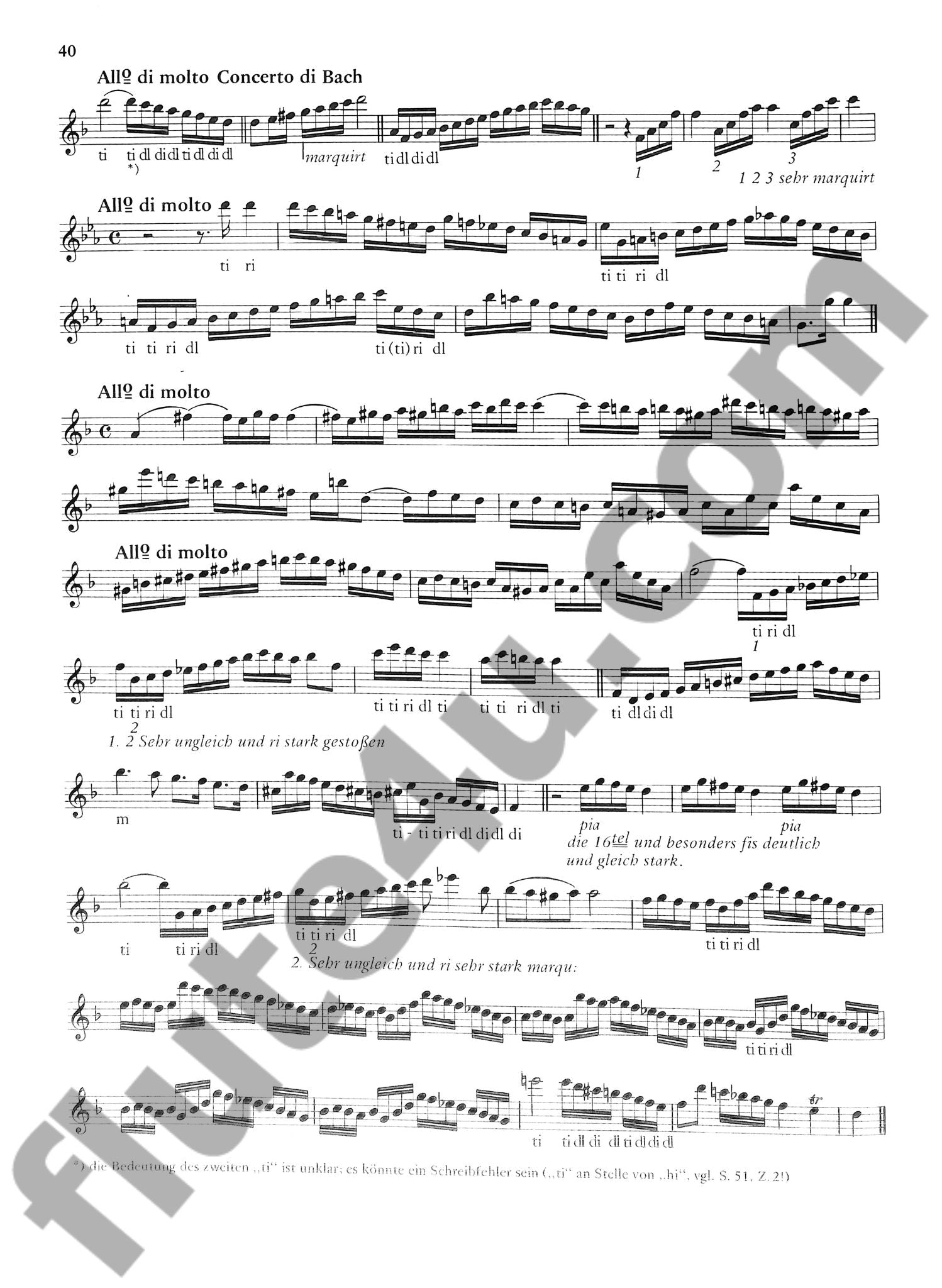 Quantz, JJ :: Solfeggi