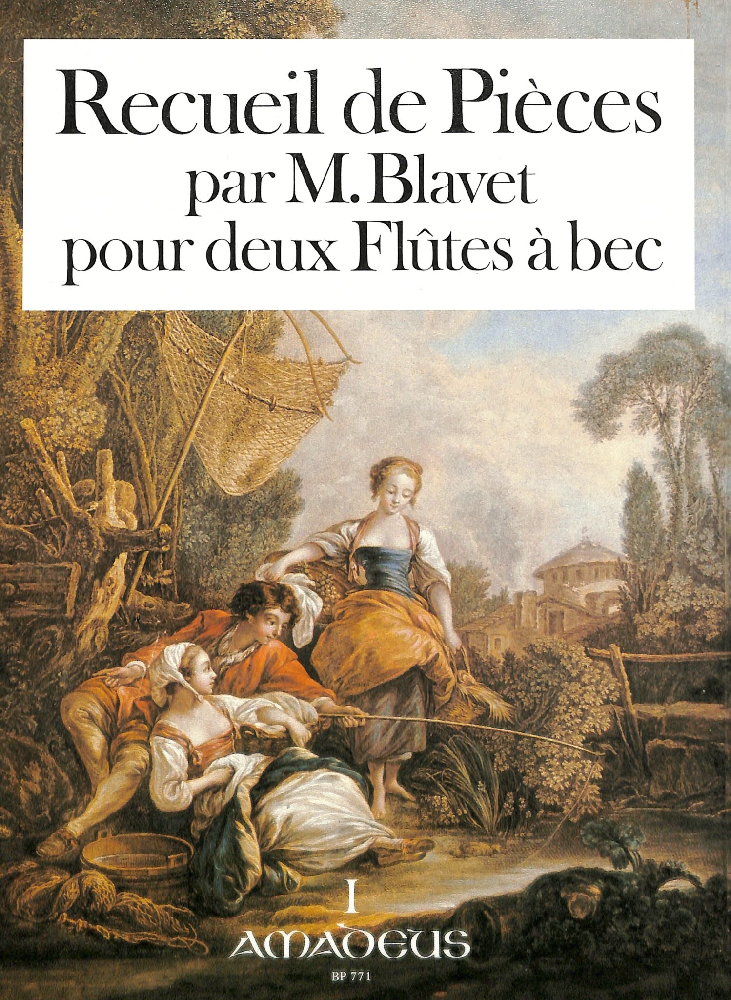 Blavet, M :: Recueil de Pieces [Collection of Pieces] - Volume I