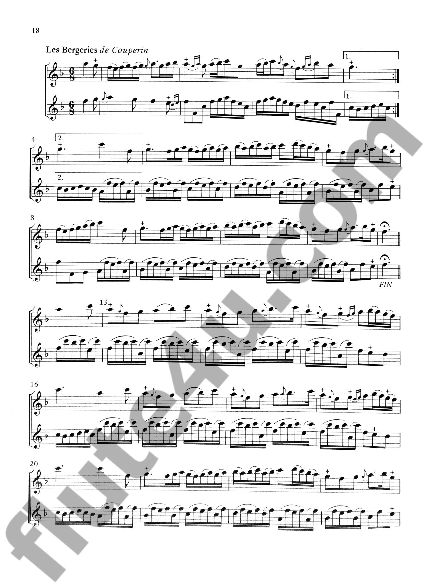 Blavet, M :: Recueil de Pieces [Collection of Pieces] - Volume I