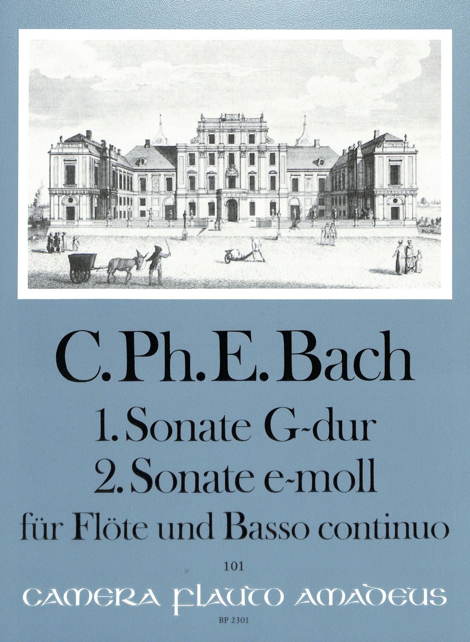 Bach, CPE :: 1. Sonate G-dur | 2. Sonate e-moll [1st Sonata in G major | 2nd Sonata in E minor]