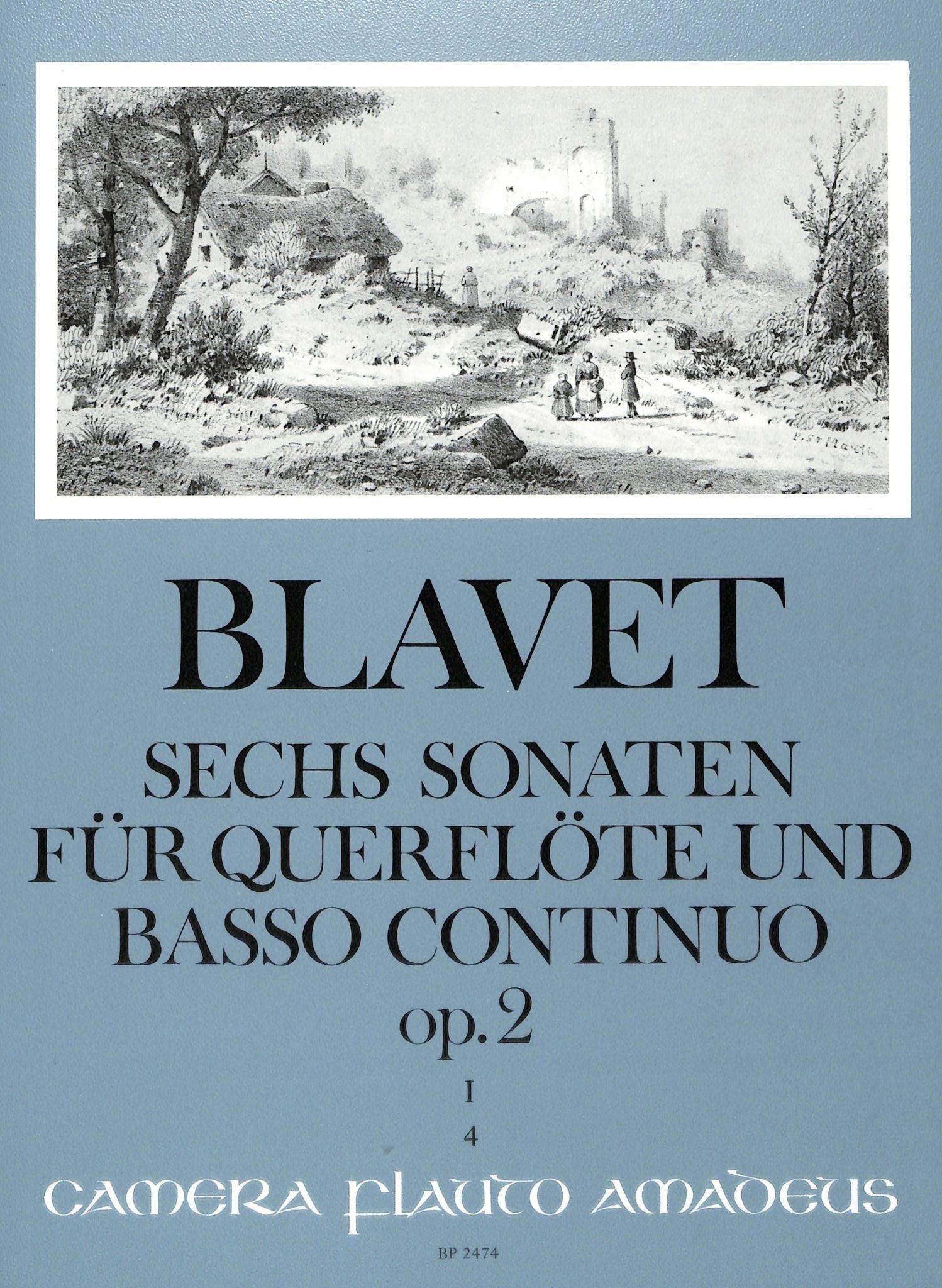 Blavet, M :: Sechs Sonaten op. 2 Heft I [Six Sonatas op. 2 Vol. 1, No. 1-3]