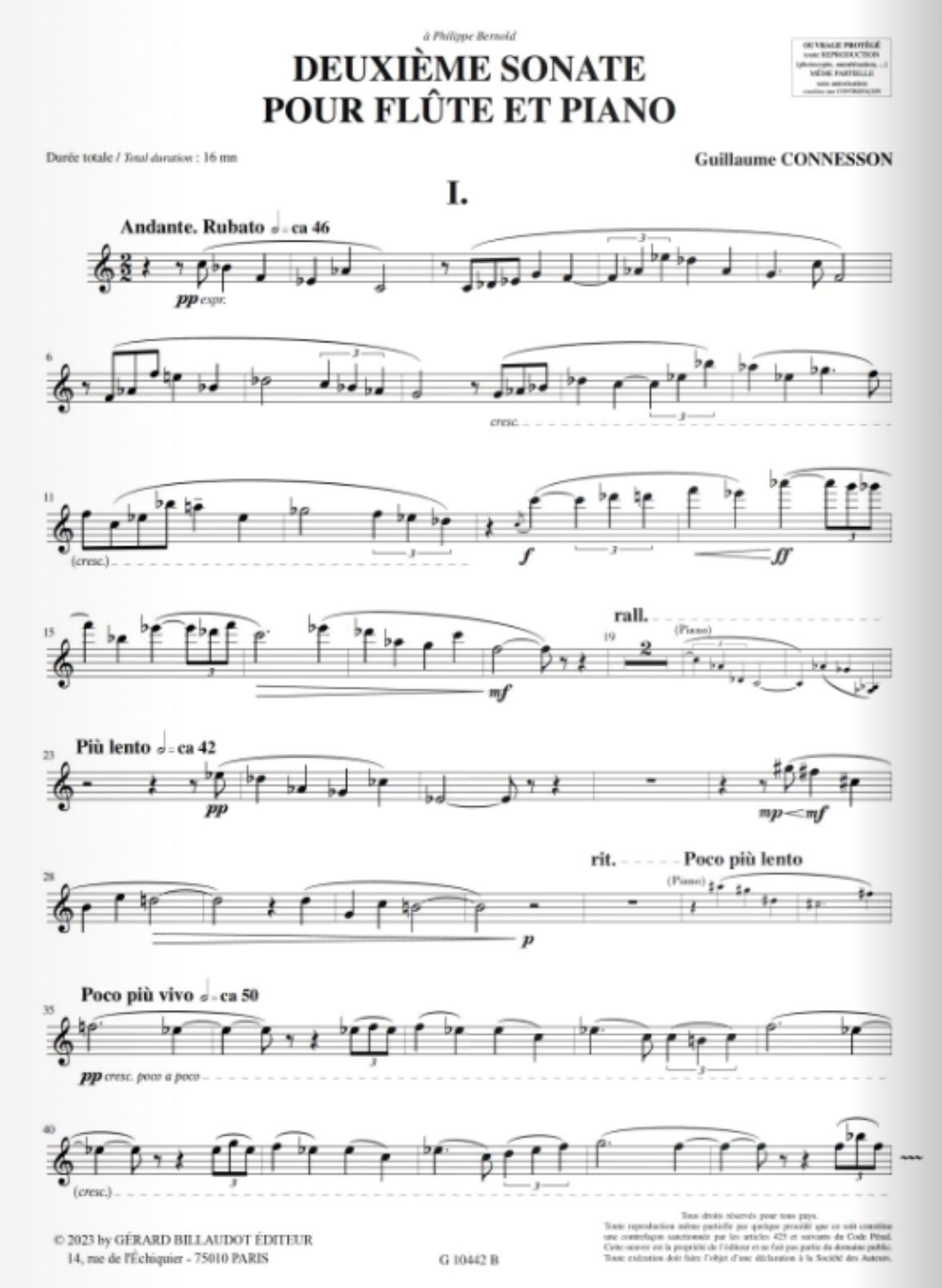 2e Sonate [2nd Sonata]