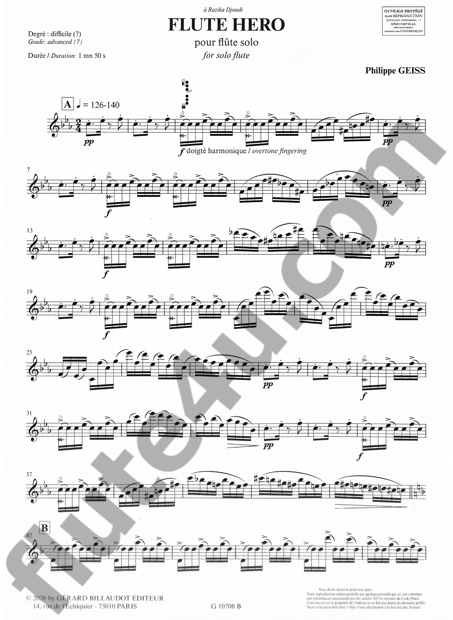 Geiss, P :: Flute Hero
