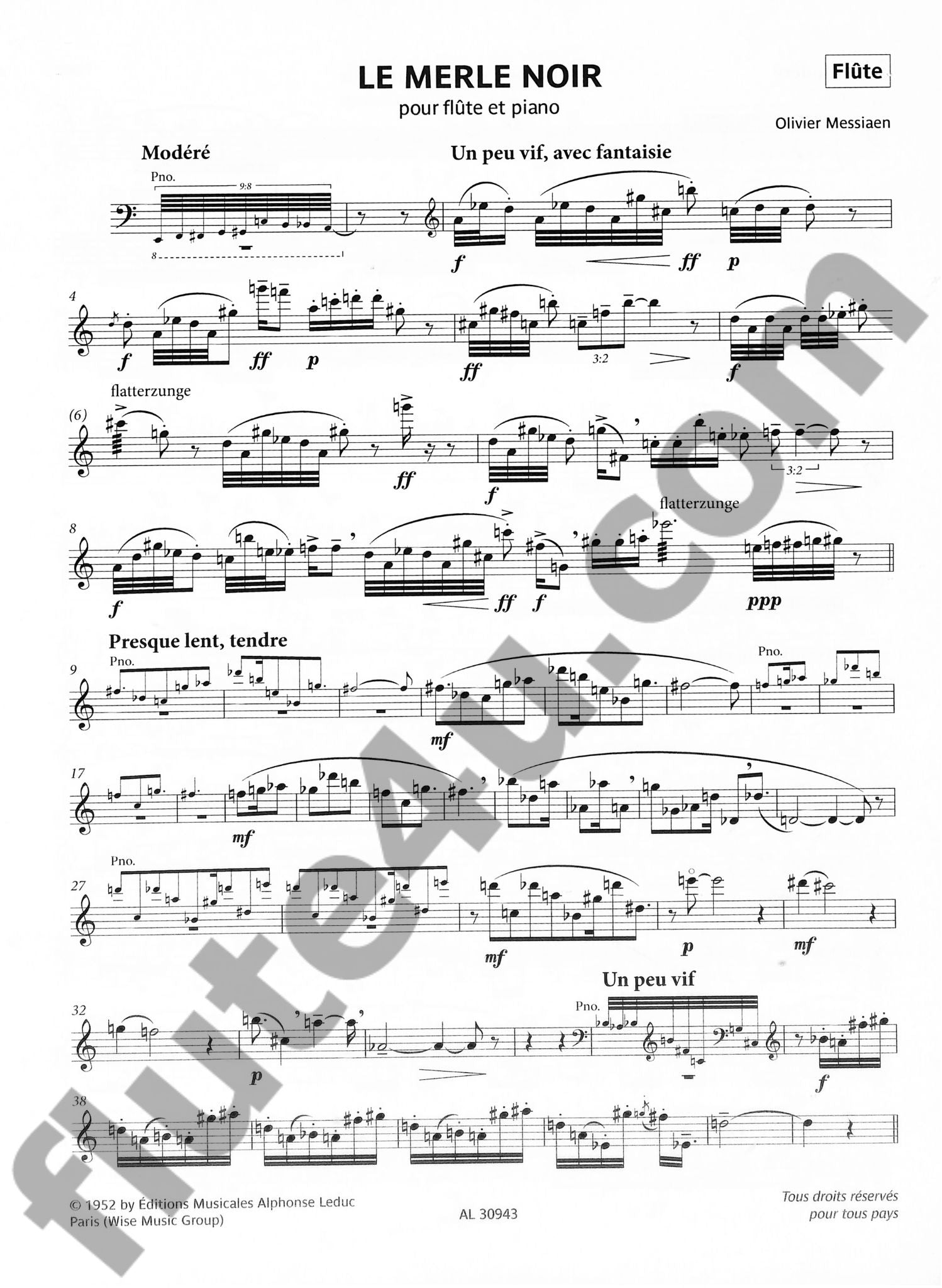 Messiaen, O :: Le Merle Noir [The Blackbird]