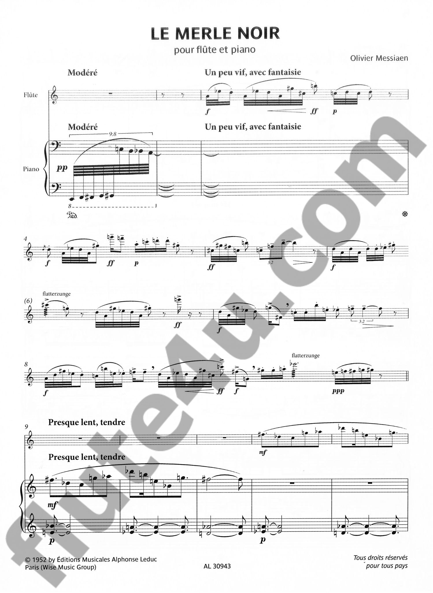 Messiaen, O :: Le Merle Noir [The Blackbird]
