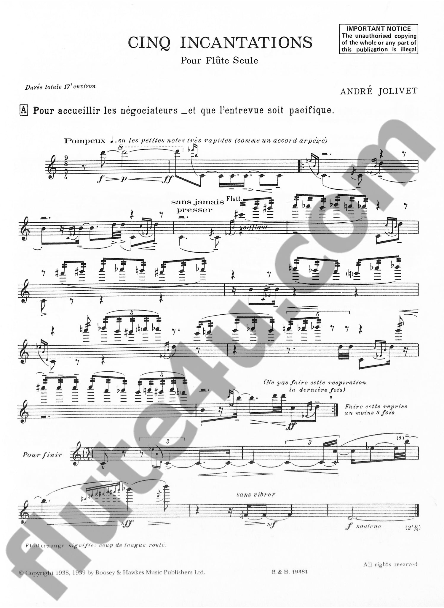 Jolivet, A :: Cinq Incantations