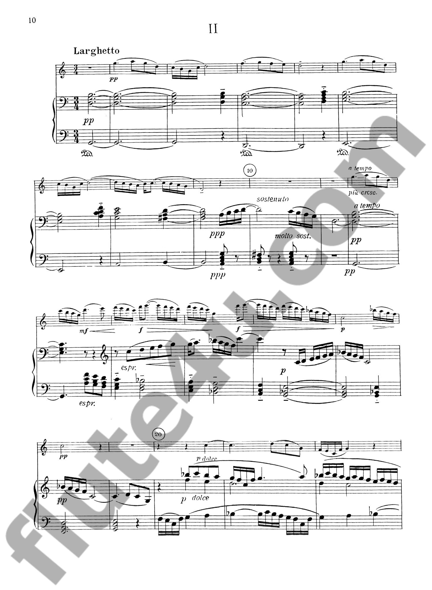 Szervanszky, E :: Sonatine fur Flote und Klavier [Szonatina fuvolara es Zongorara]