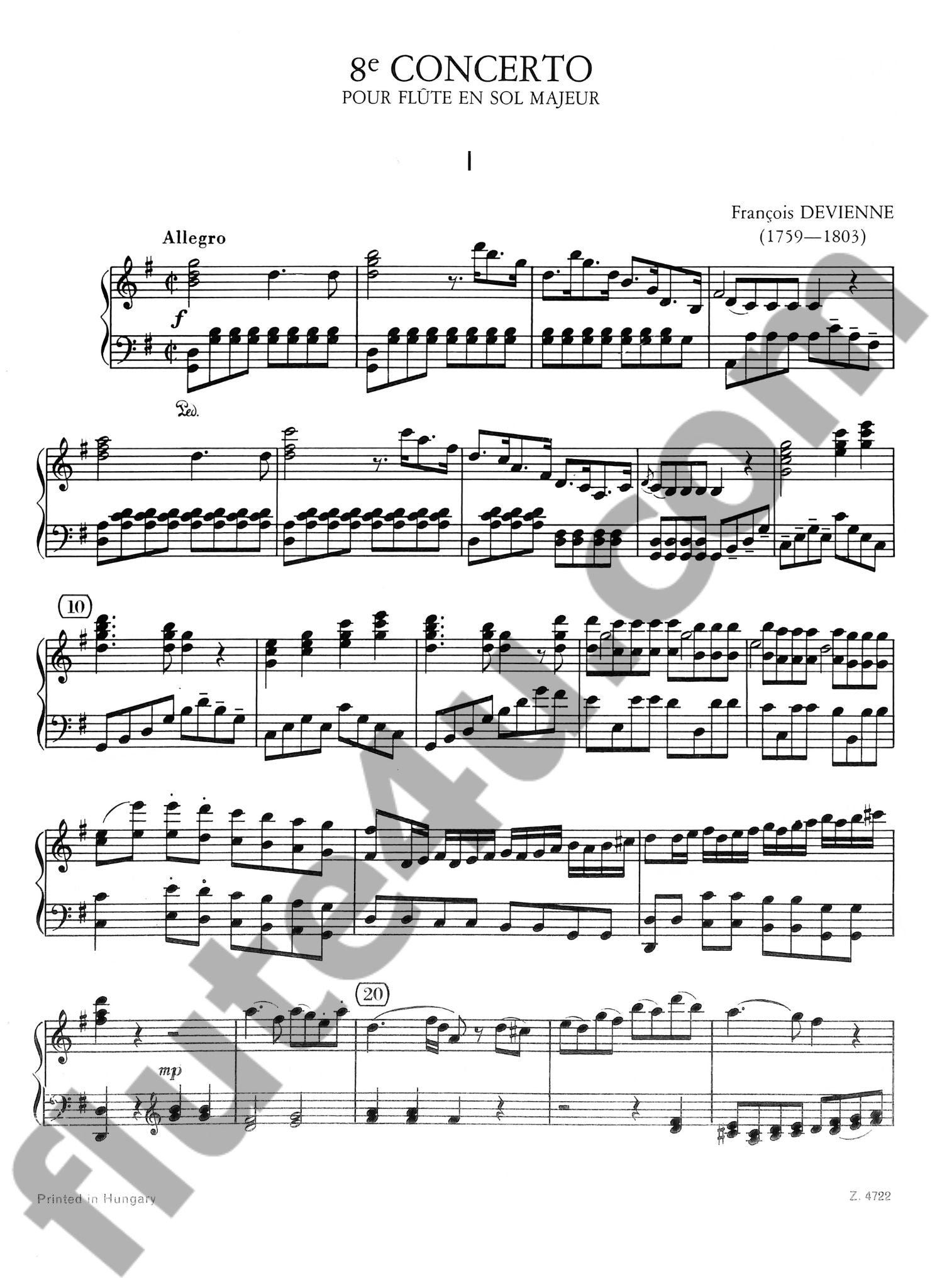 Devienne, F :: 8e Concerto en Sol Majeur [8th Concerto in G Major]