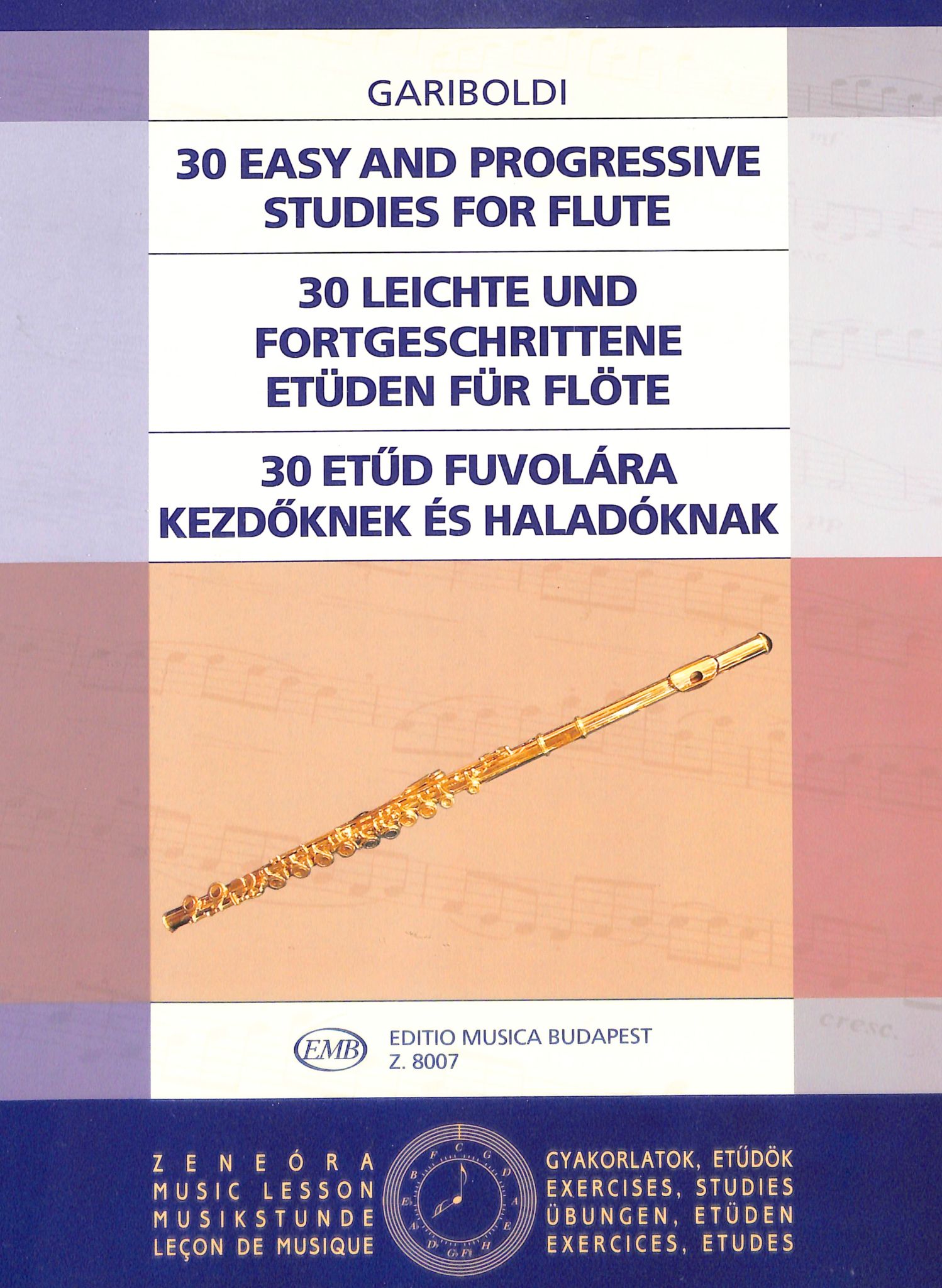 30 Easy and Progressive Studies for Flute