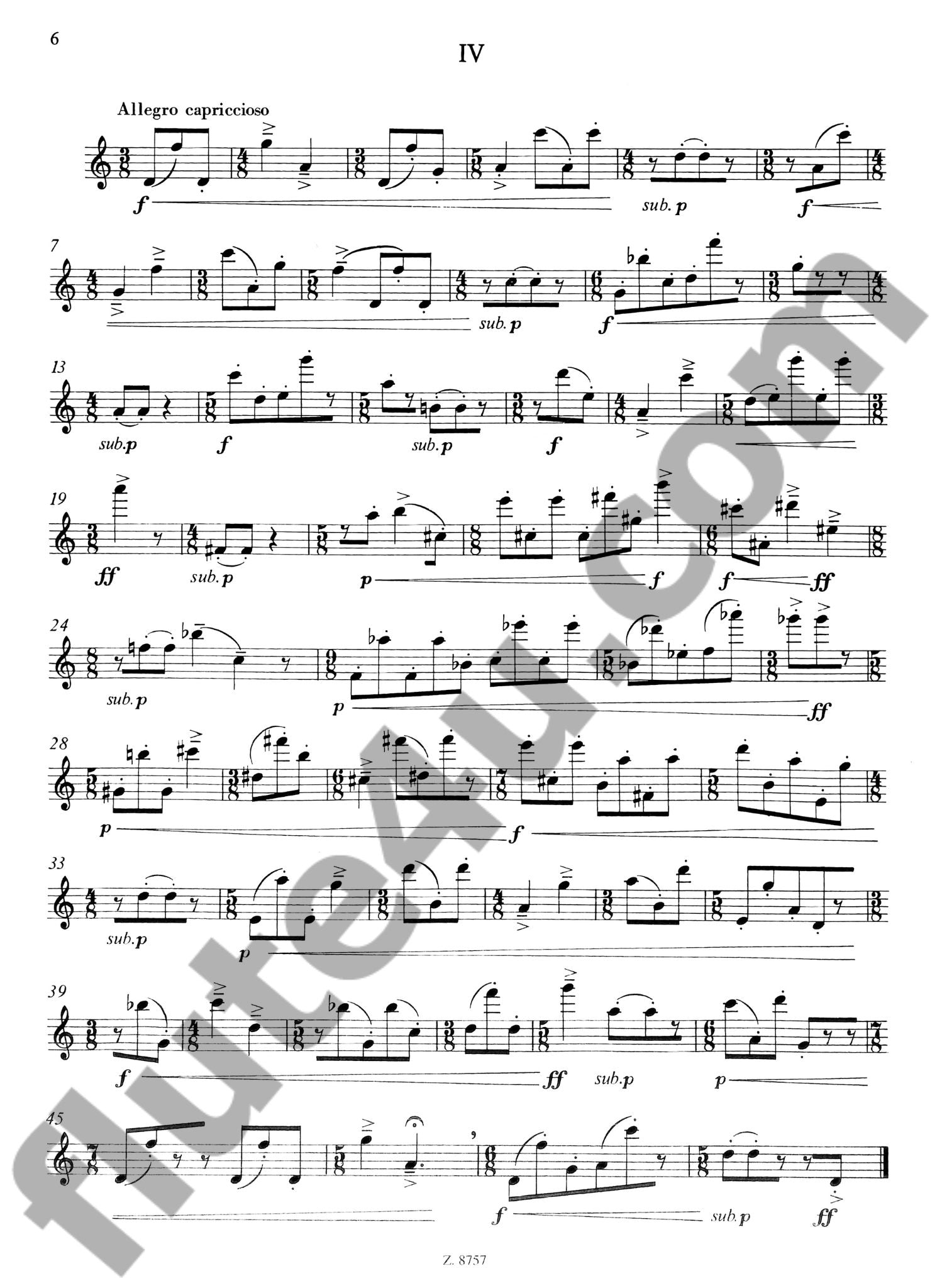 Szervanszky, E :: Het Fuvolaetud [Seven Studies for Flute]
