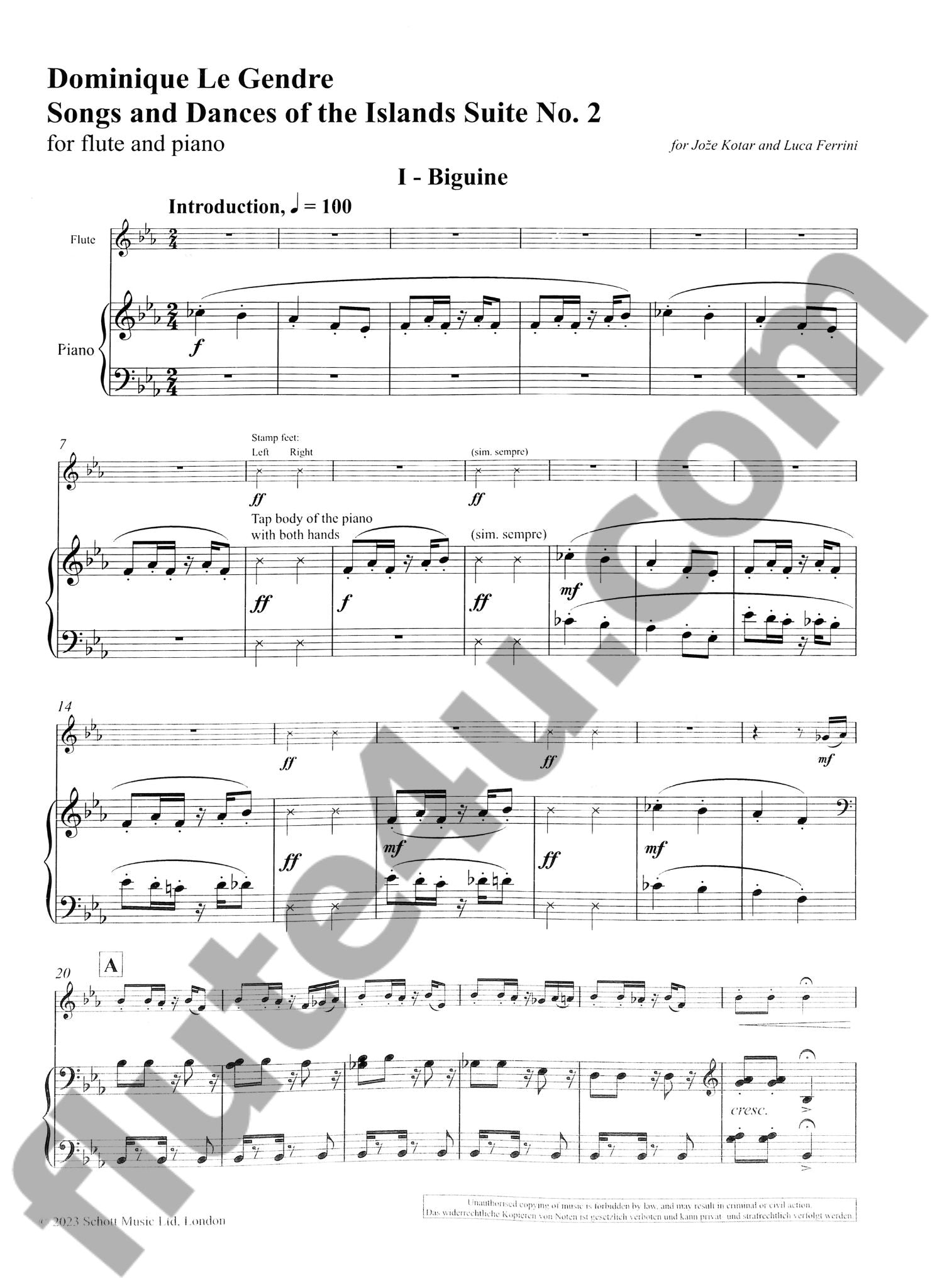 Le Gendre, D :: Songs and Dances of the Islands, Suite No. 2