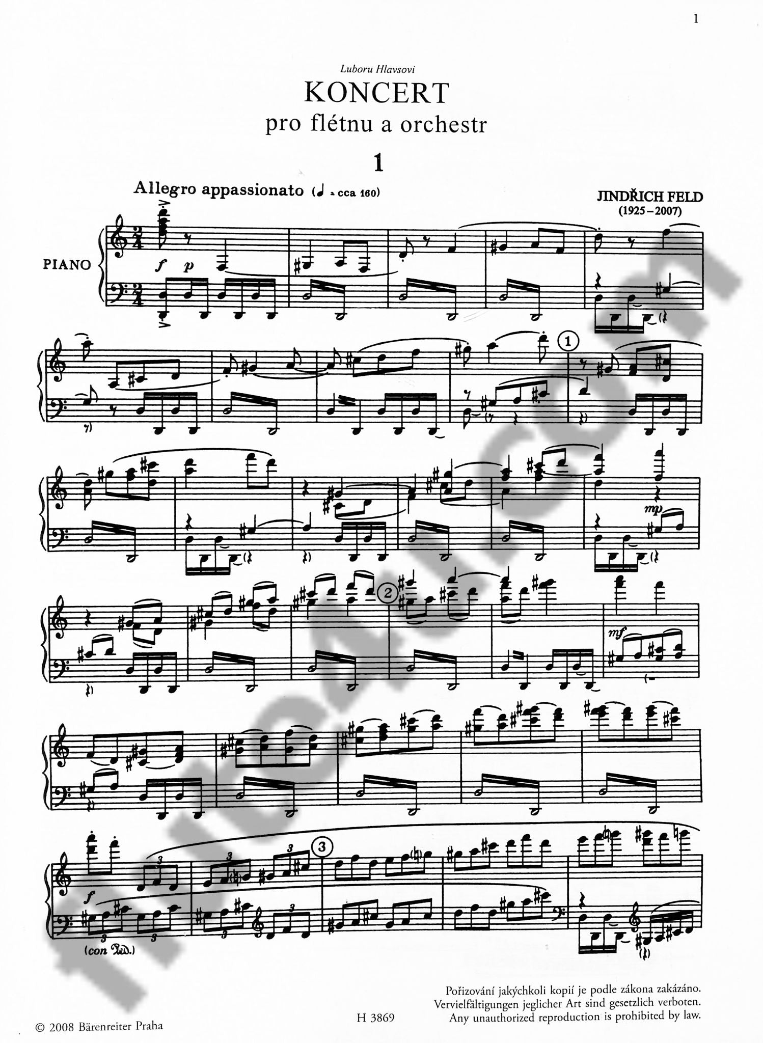 Feld, J :: Koncert [Concerto]