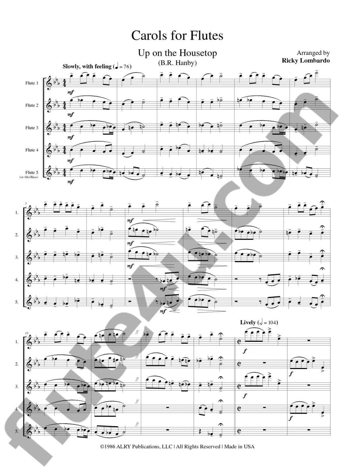 Various :: Carols for Flutes
