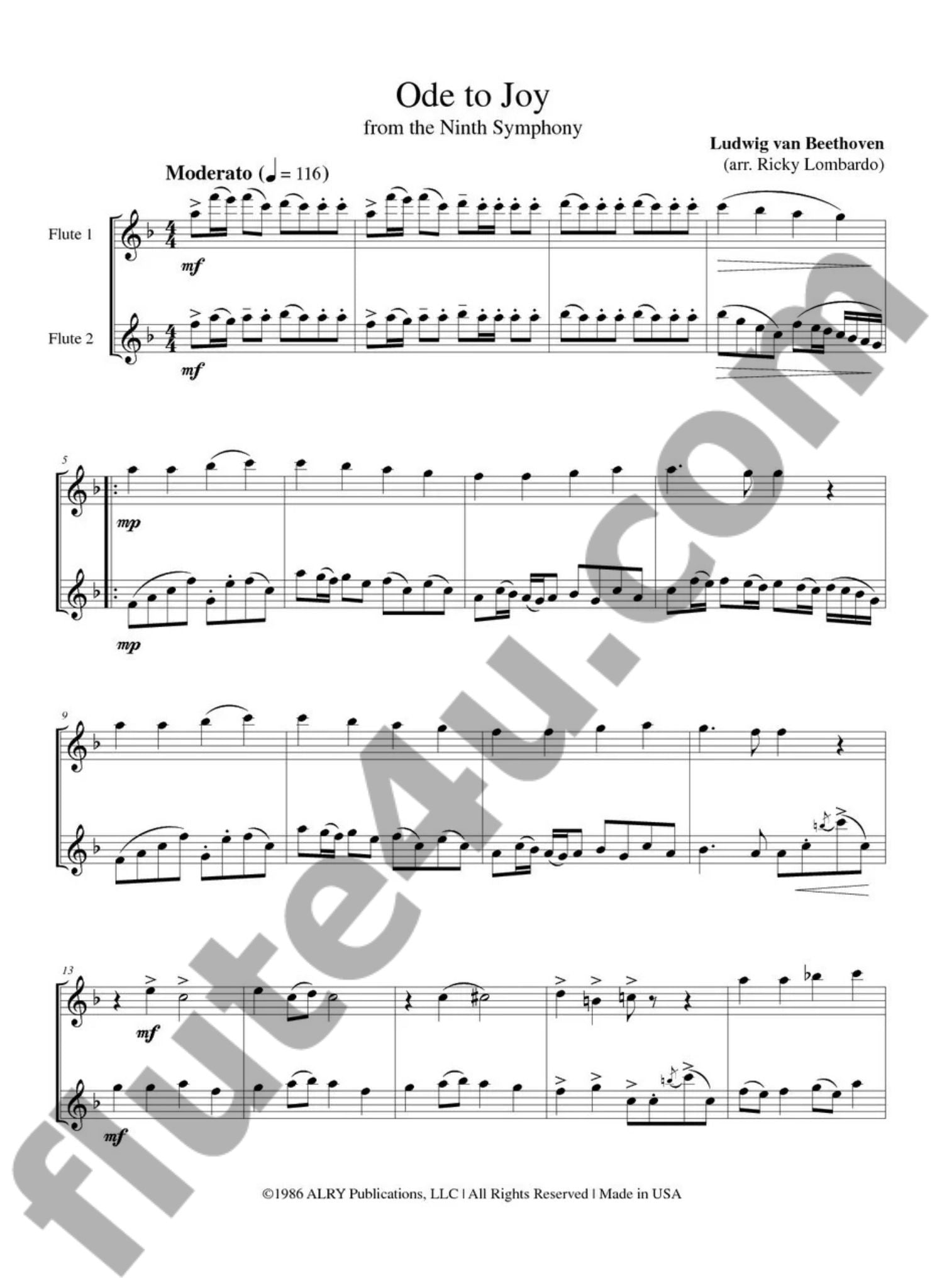 Beethoven, L :: Ode to Joy
