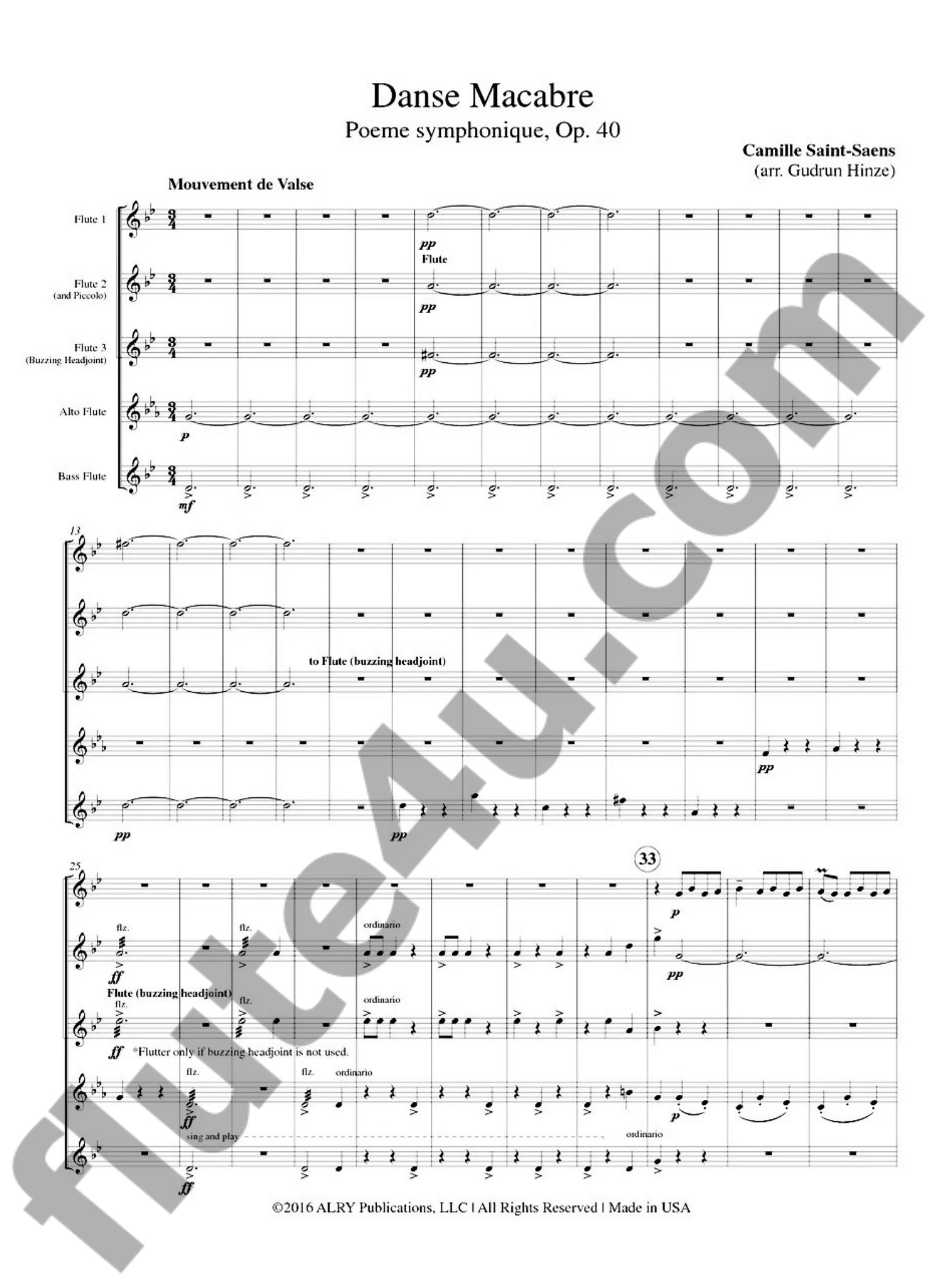Saint-Saens, C :: Danse Macabre (Poeme symphonique, Op. 40)