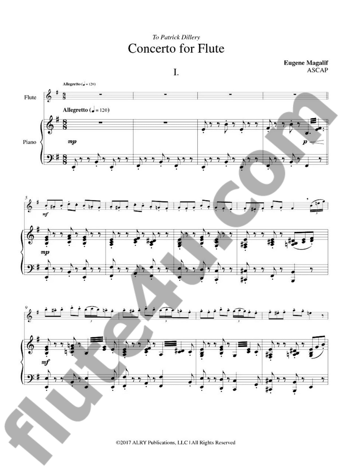 Magalif, E :: Concerto for Flute