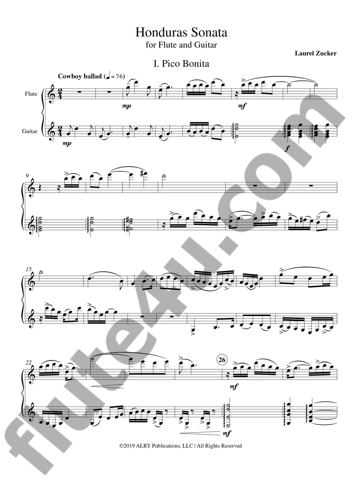 Zucker, L :: Honduras Sonata