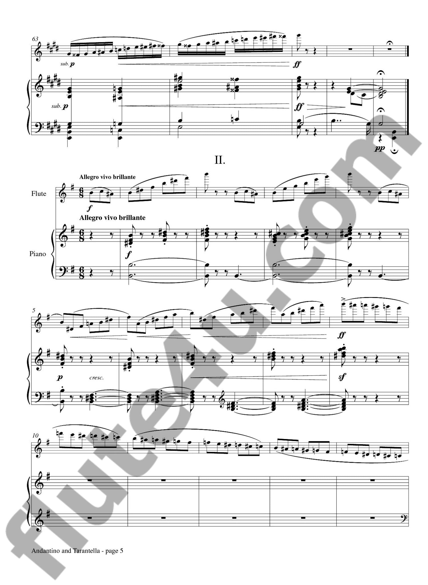 Tsybin, V :: Andantino et Tarantella