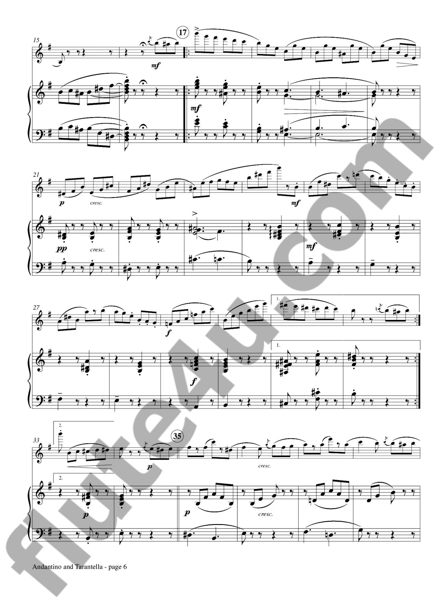 Tsybin, V :: Andantino et Tarantella