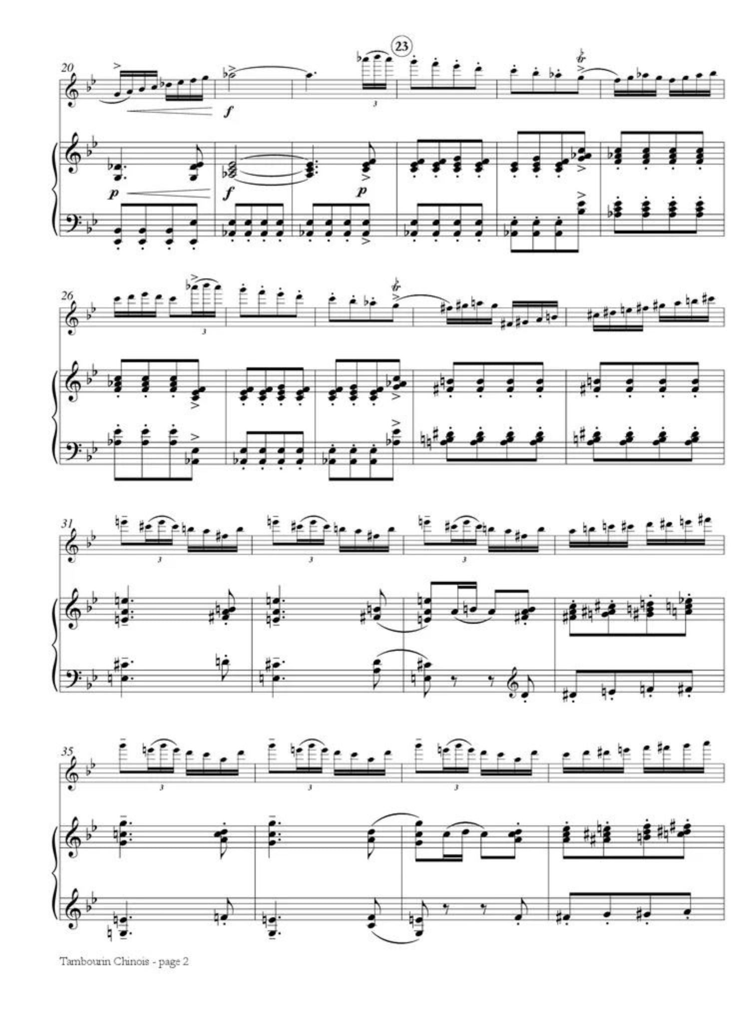 Kreisler, F :: Tambourin Chinois (Op. 3)