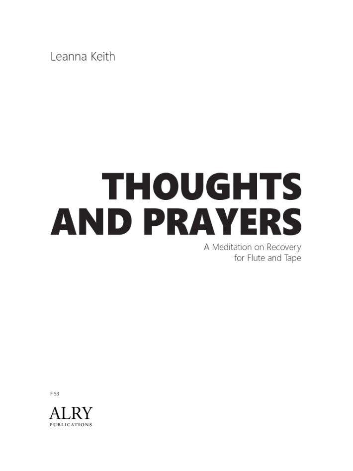 Thoughts and Prayers