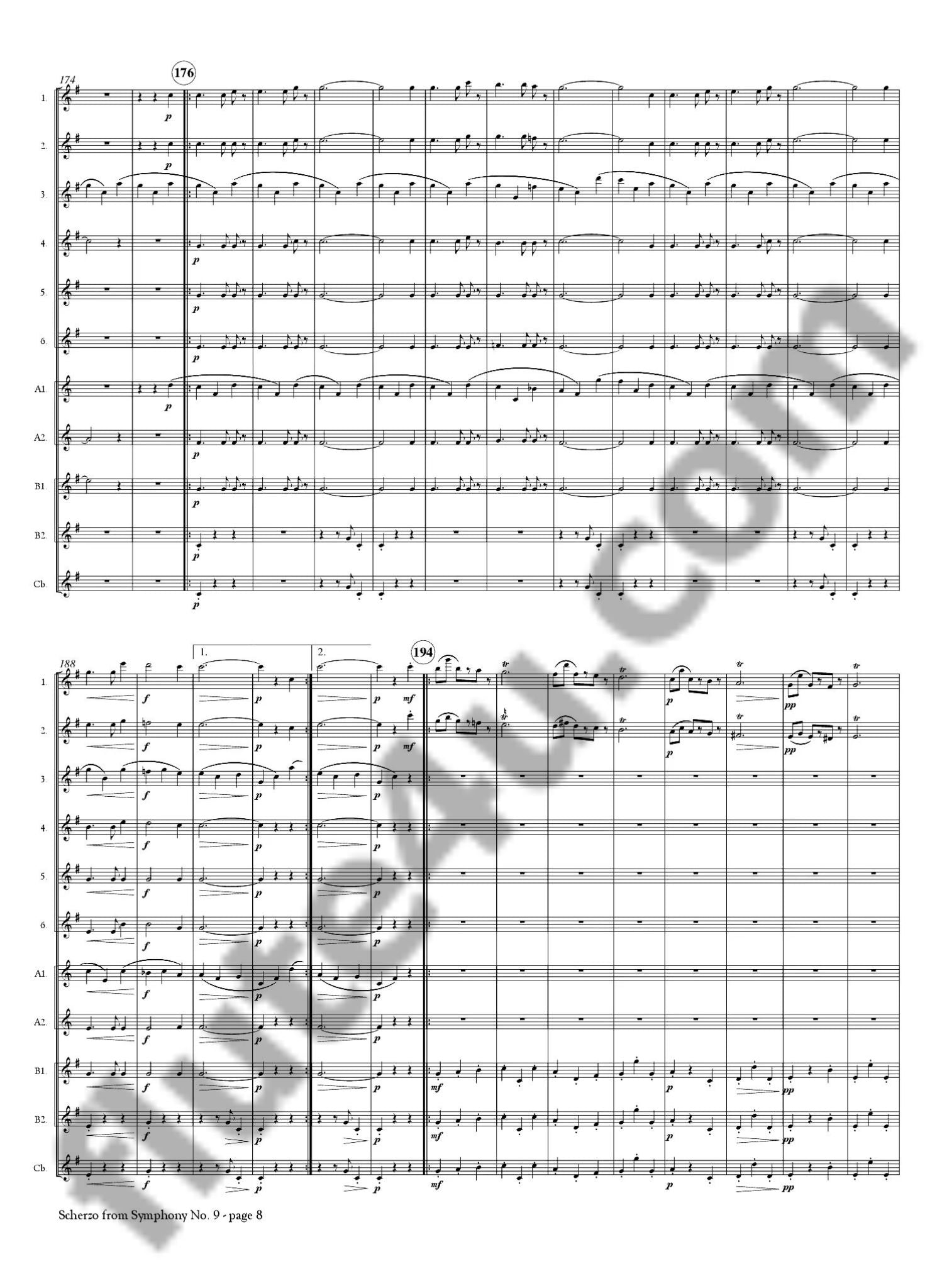 Dvorak, A :: Scherzo from Symphony No. 9