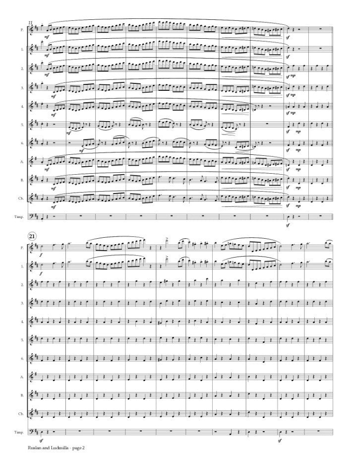 Ruslan and Ludmilla Overture