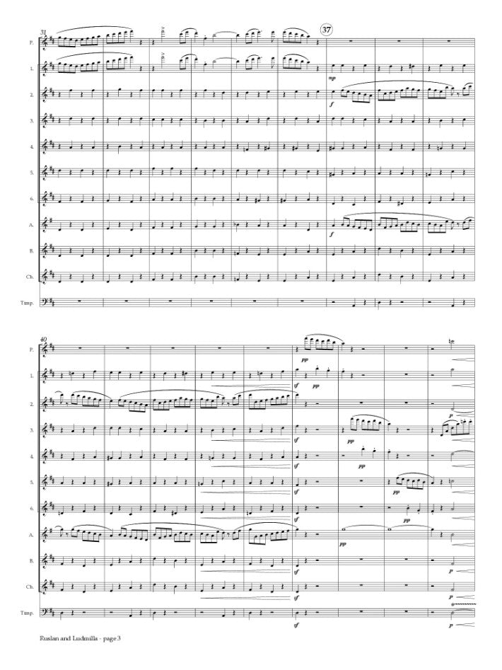 Ruslan and Ludmilla Overture