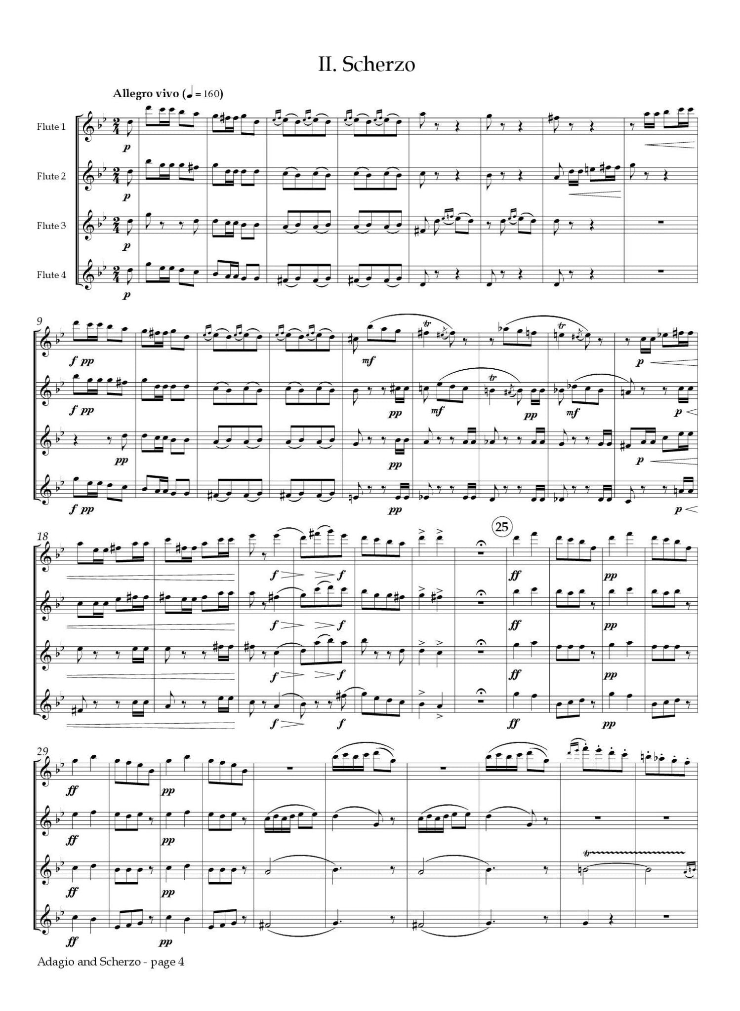 Wouters, AF :: Adagio and Scherzo