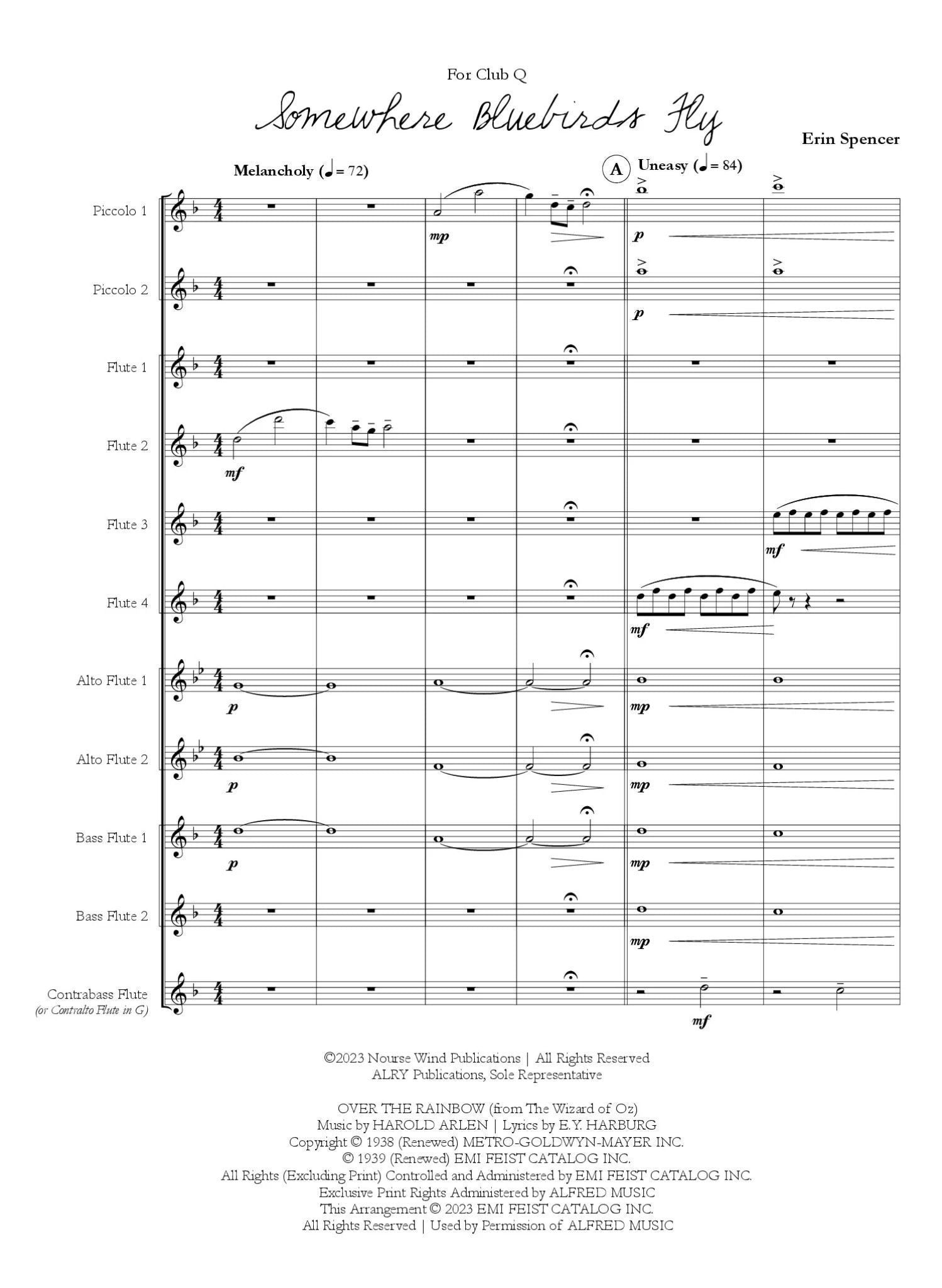 Spencer, E :: Somewhere Bluebirds Fly