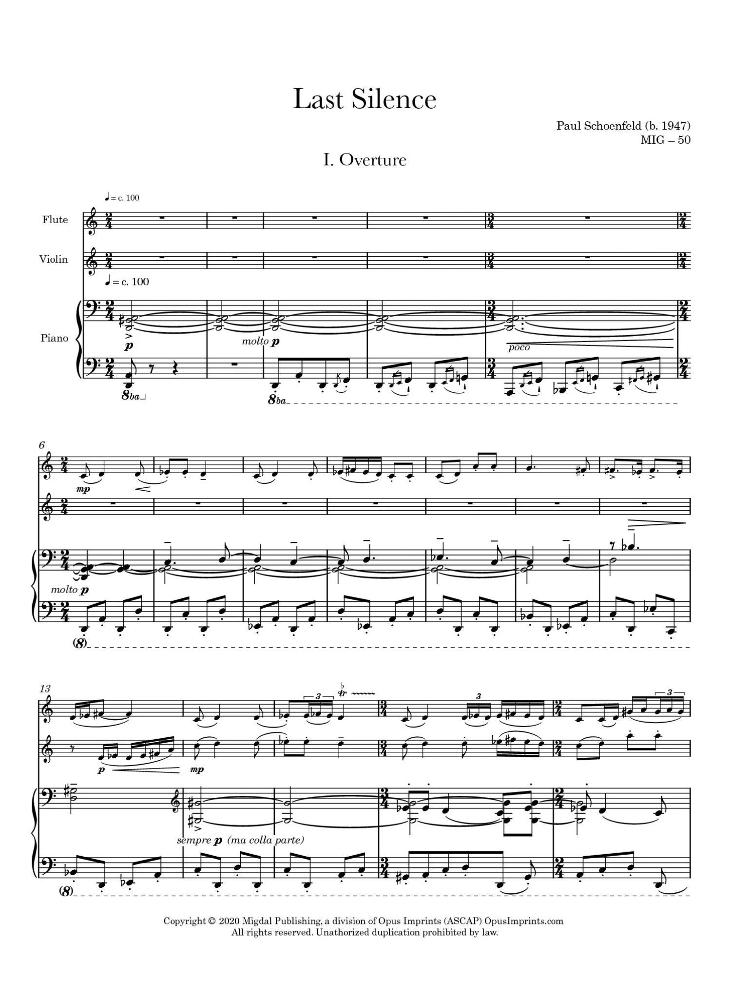 Schoenfeld, P :: Last Silence
