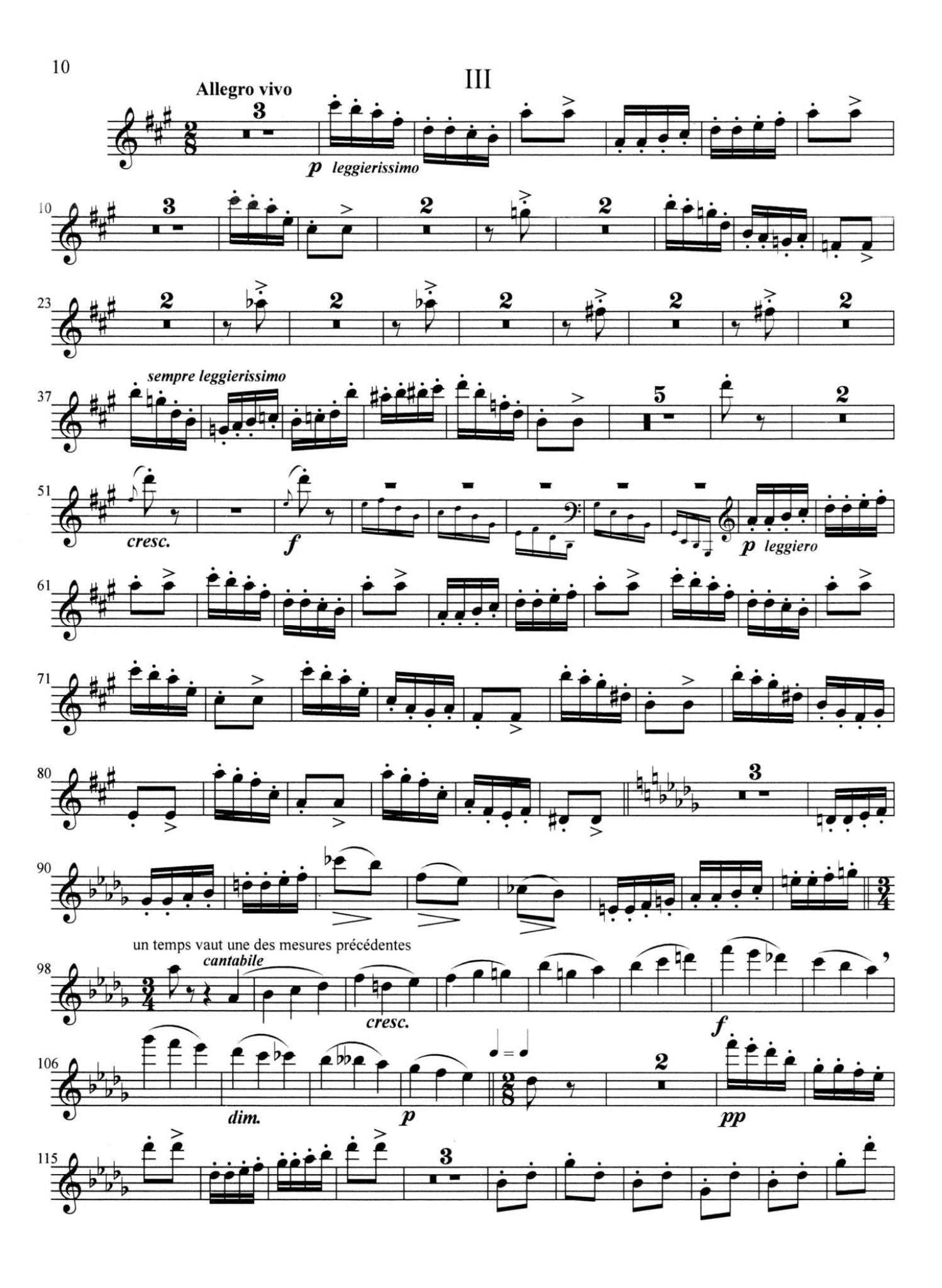 Faure, G :: Sonata in A Major, Opus 13