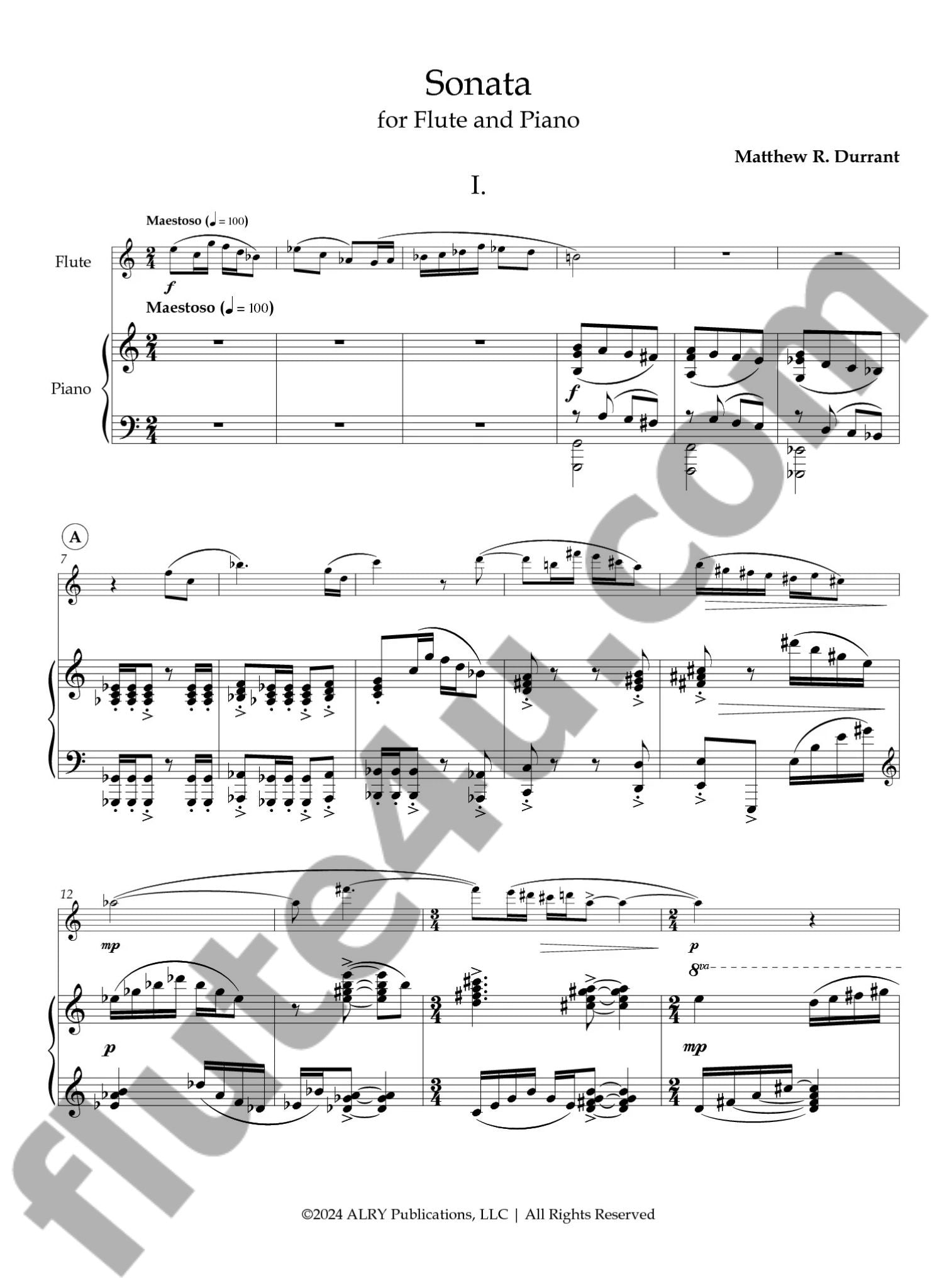 Durrant, MR :: Sonata