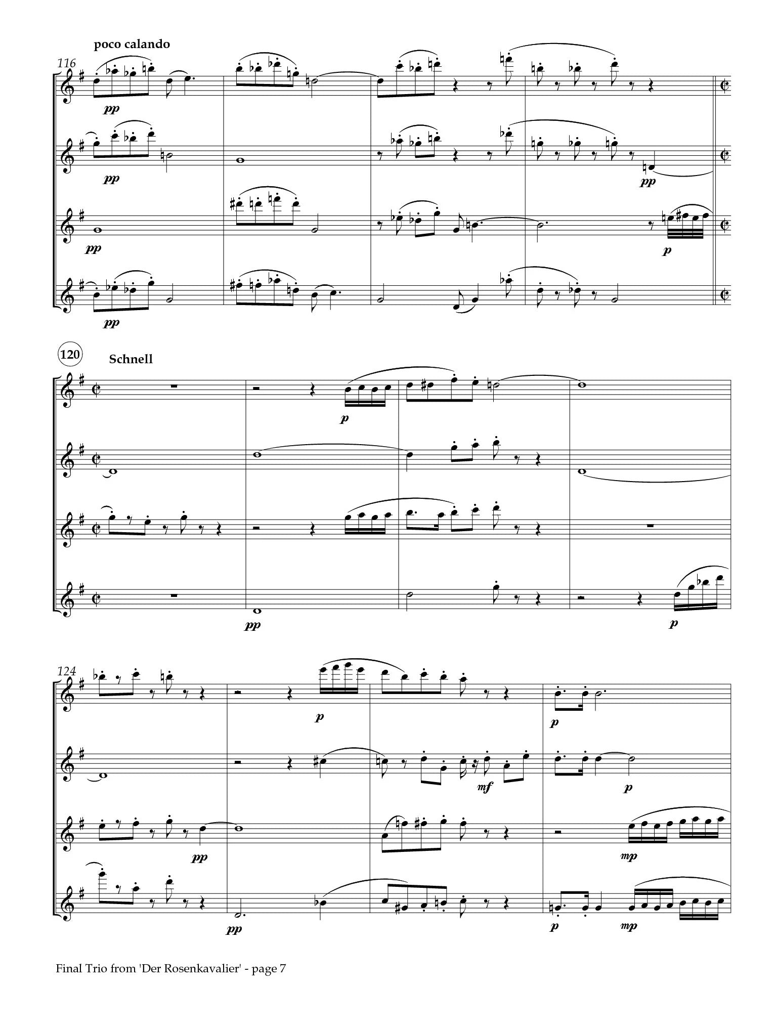 Strauss, R :: Final Trio from Der Rosenkavalier